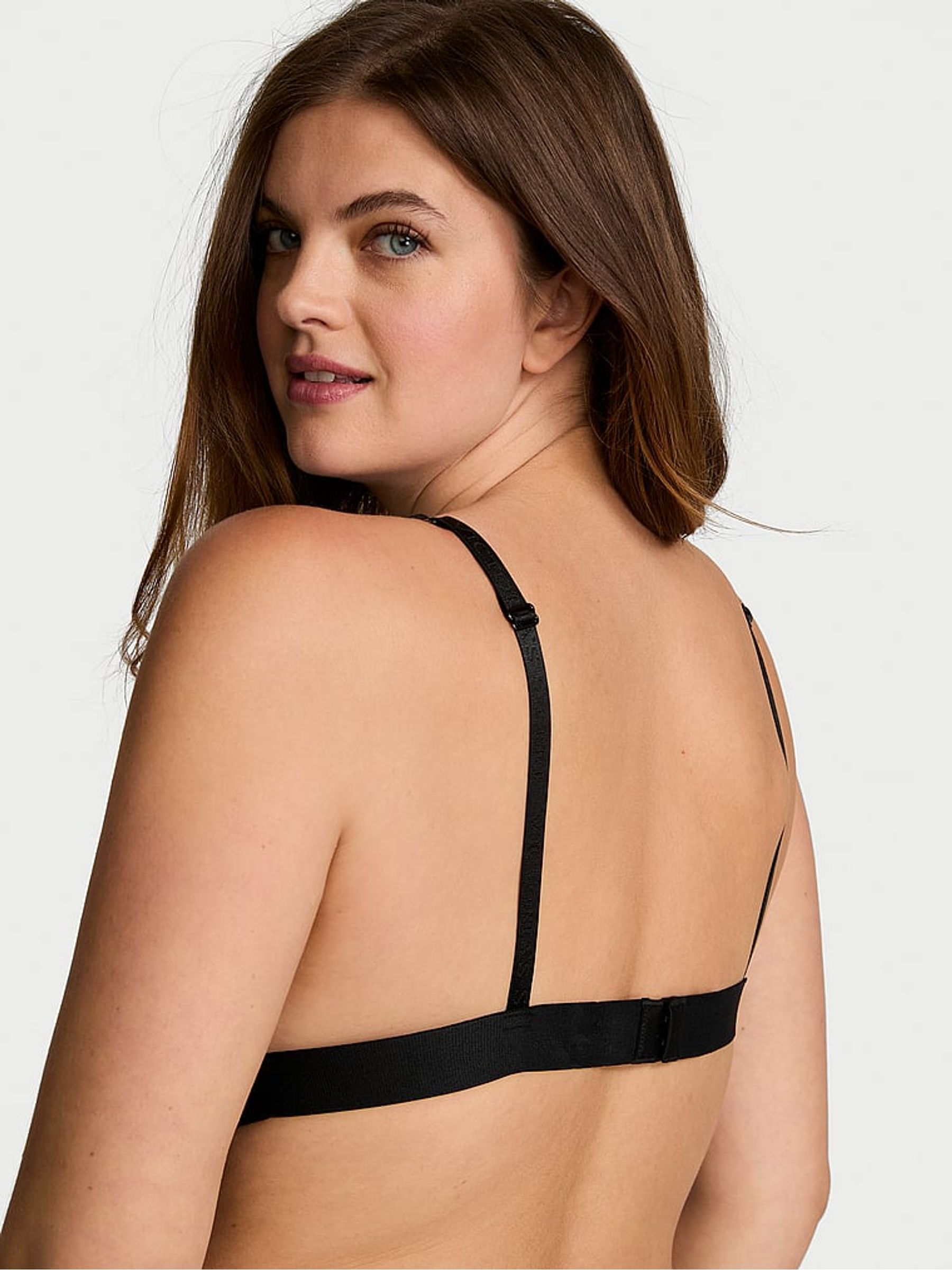 Black Shine Patch Bralette - Image 2 of 4