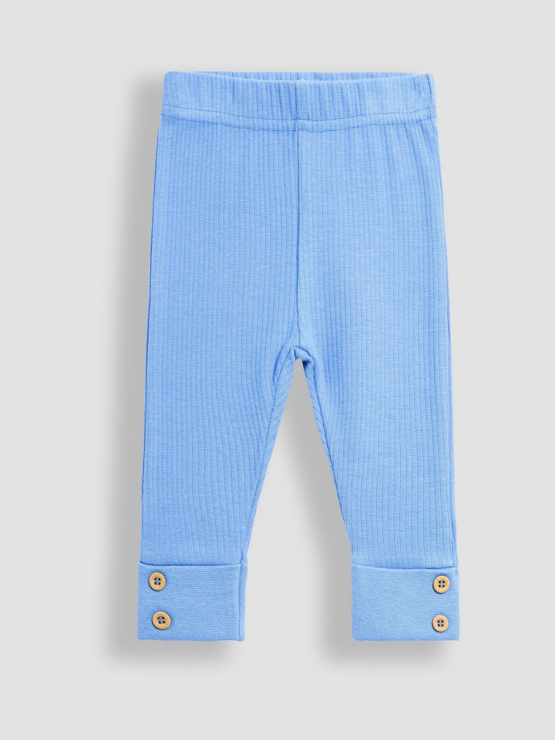 Blue Jersey Top And Rib Legging Set - Image 4 of 5