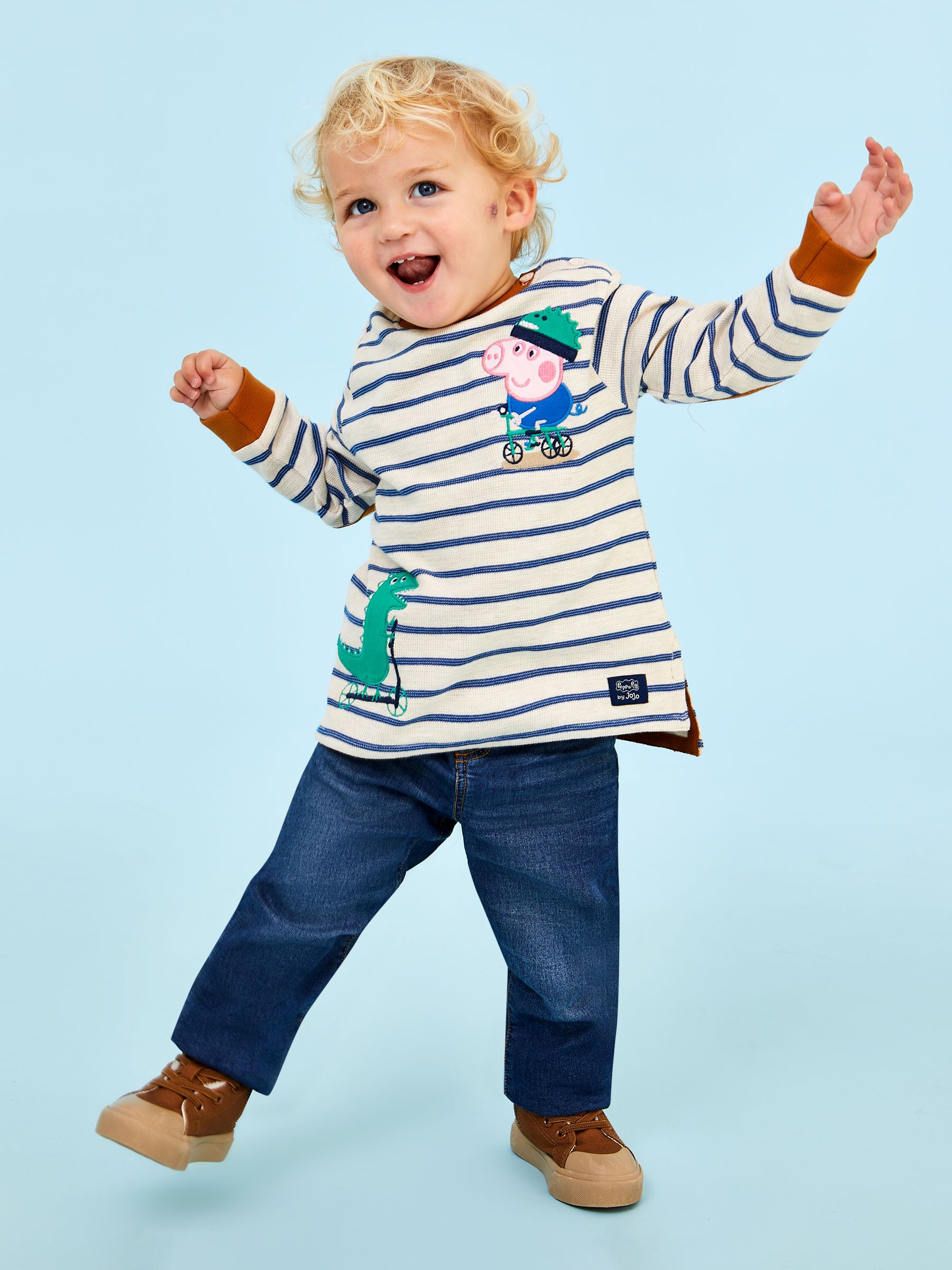 Stone Peppa Pig Appliqué Top - Image 6 of 7