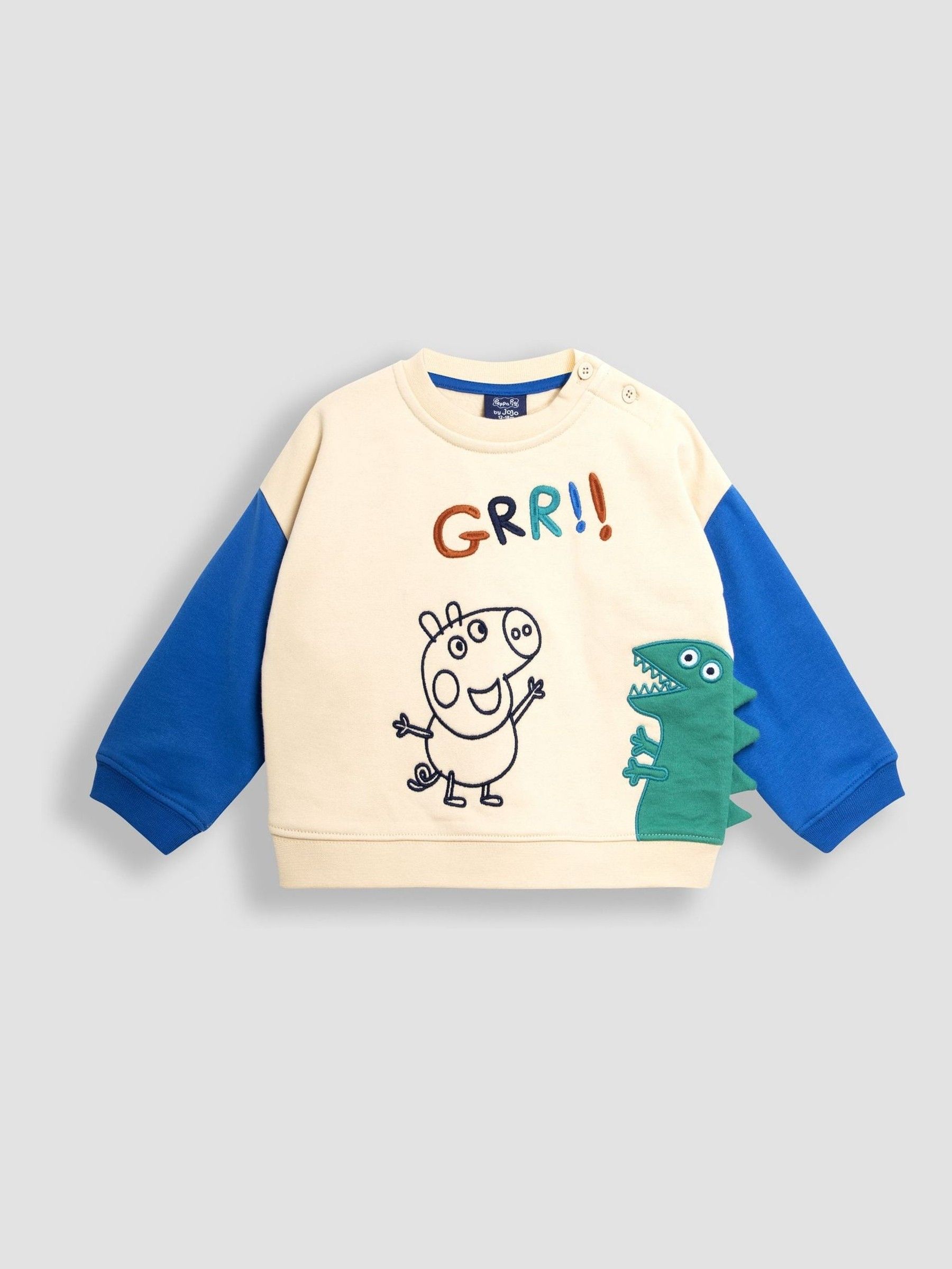 Navy Peppa Pig Appliqué Sweatshirt & Joggers Set - Image 2 of 8