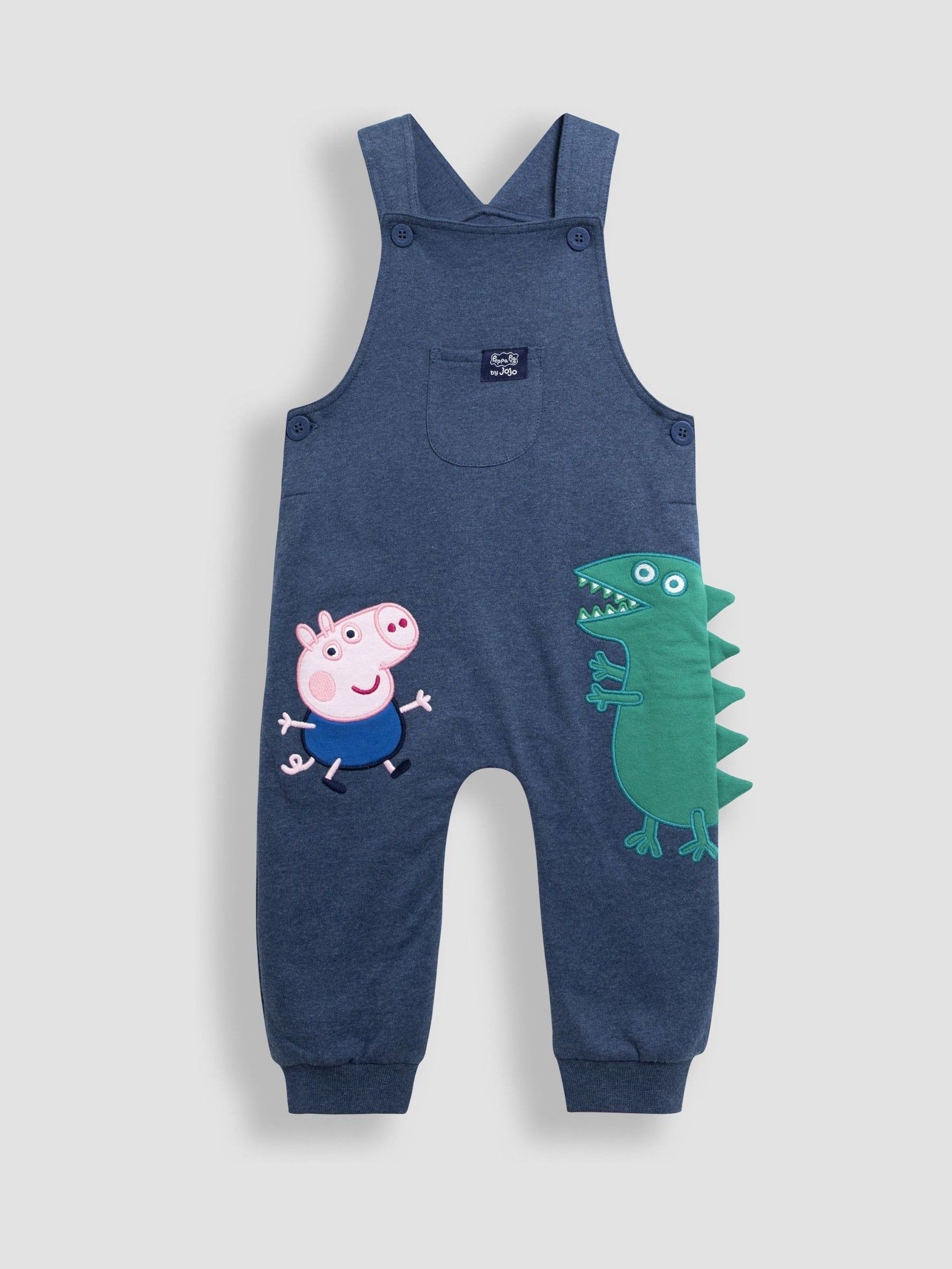 Denim Pepper Pig Printed Top & Dungarees Set - Image 2 of 8