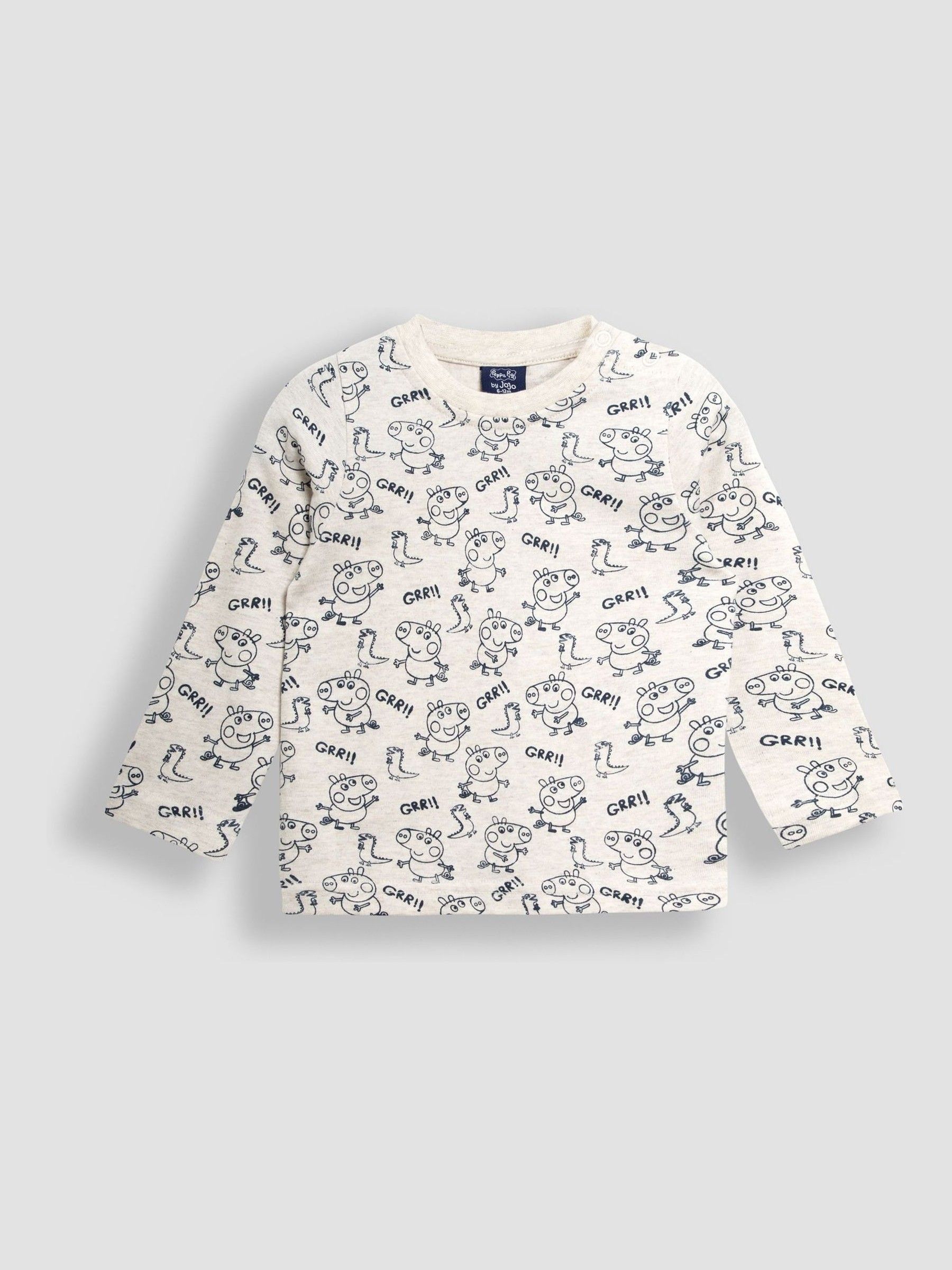 Denim Pepper Pig Printed Top & Dungarees Set - Image 4 of 8
