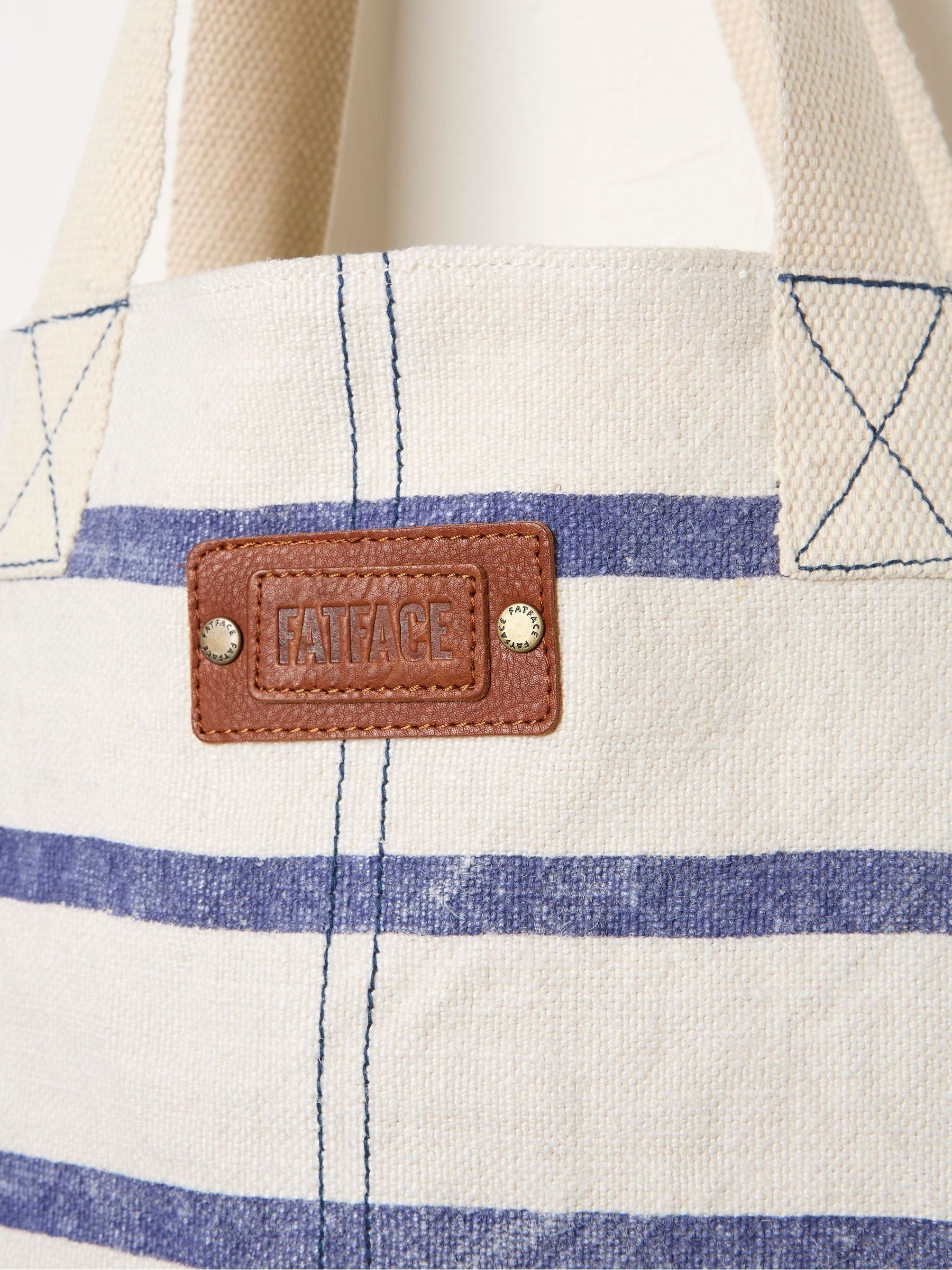 Natural Oversized Peony Beach Bag - Image 3 of 3 Natural Oversized Peony Beach Bag - Image 3 of 3