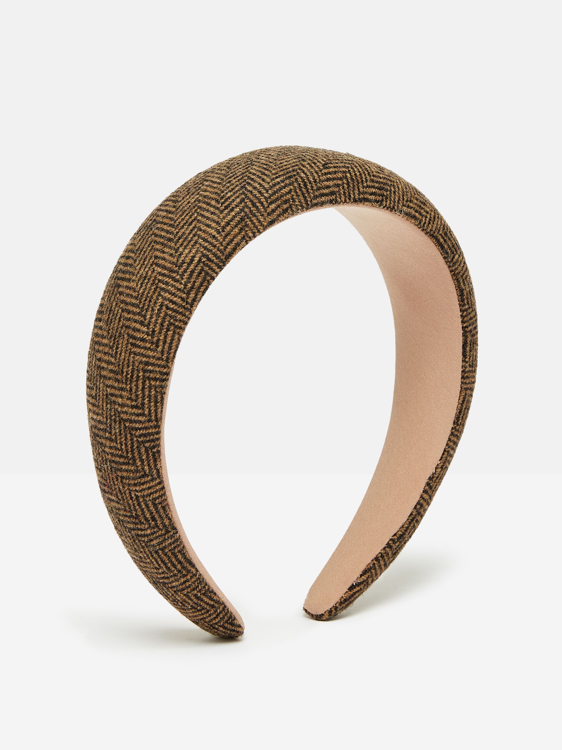 Tessie Brown Tweed Headband - Image 4 of 7
