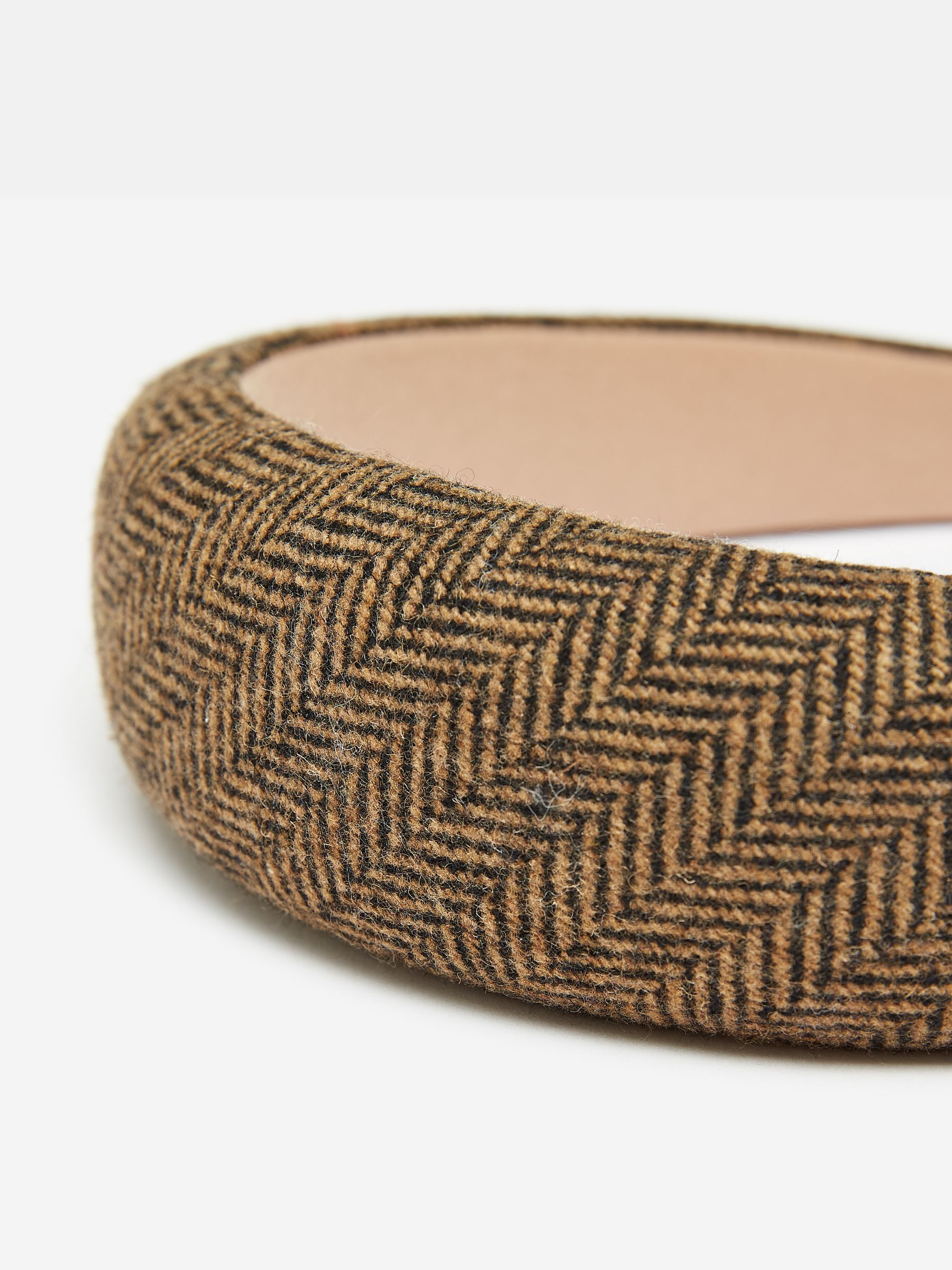 Tessie Brown Tweed Headband - Image 5 of 7