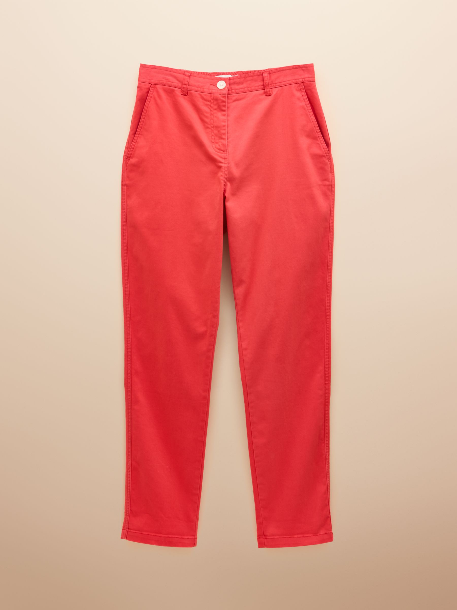 Slim Fit Red Chino Trousers - Image 6 of 6