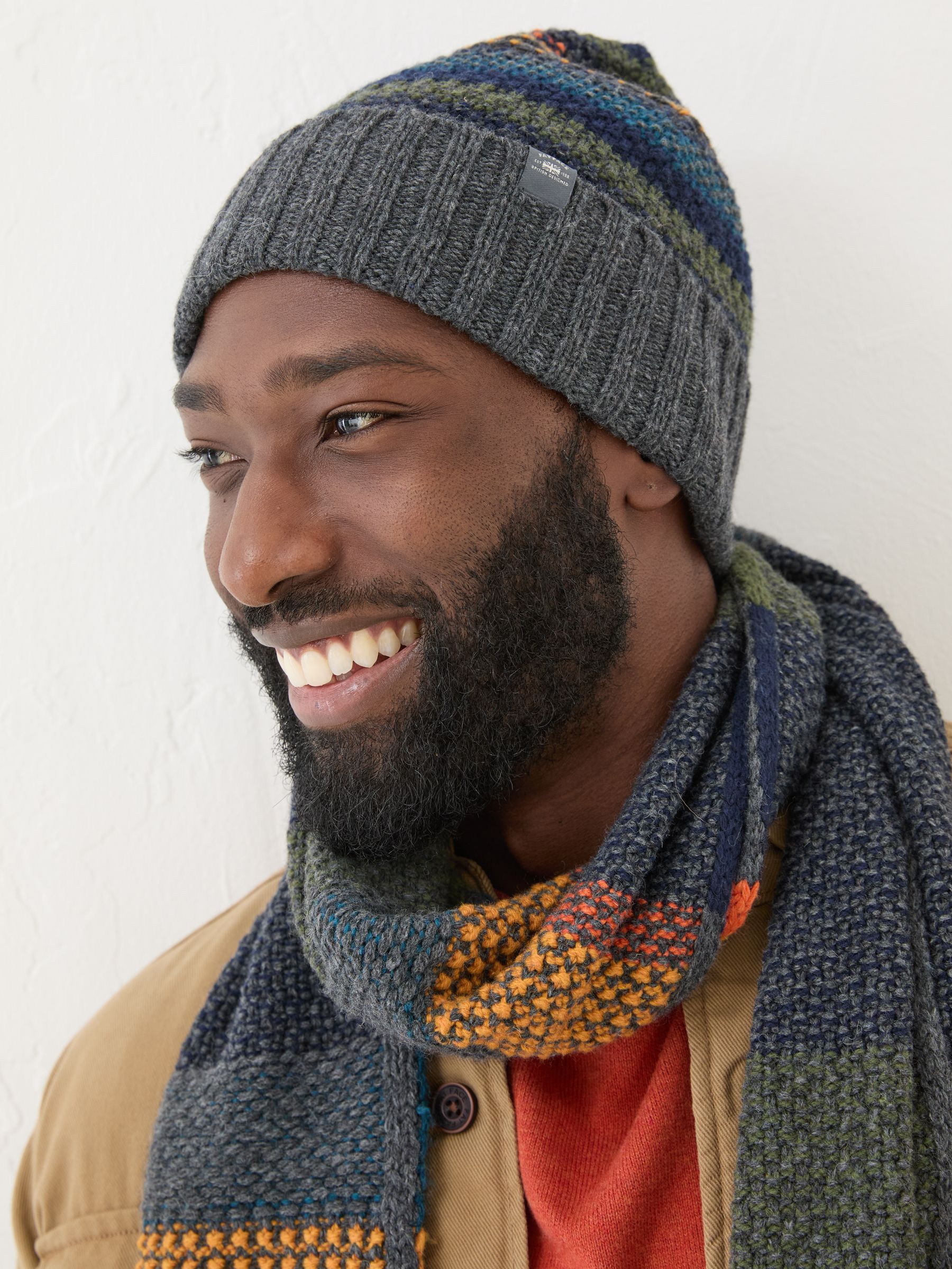 Multi Stripe Beanie - Image 3 of 4