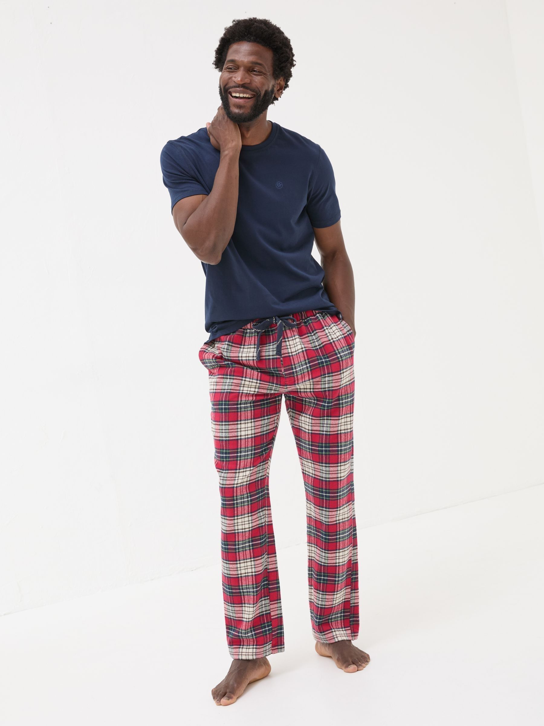 Navy Check Pyjama Set - Image 1 of 7