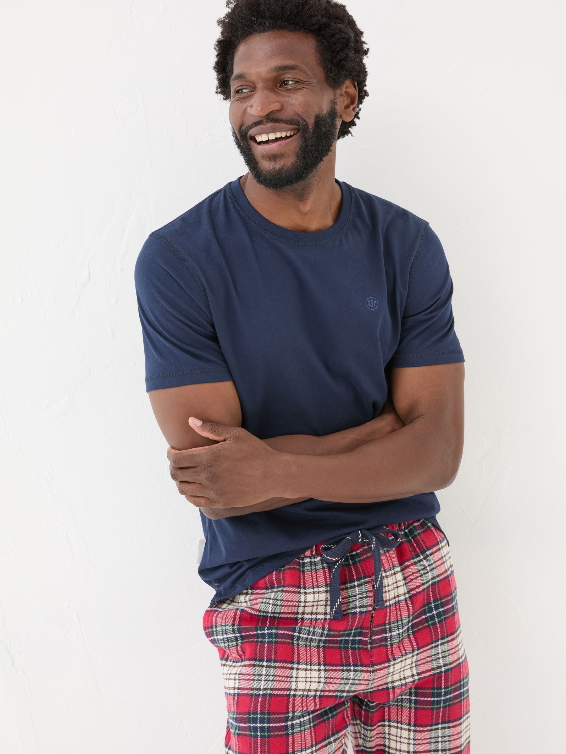 Navy Check Pyjama Set - Image 3 of 7