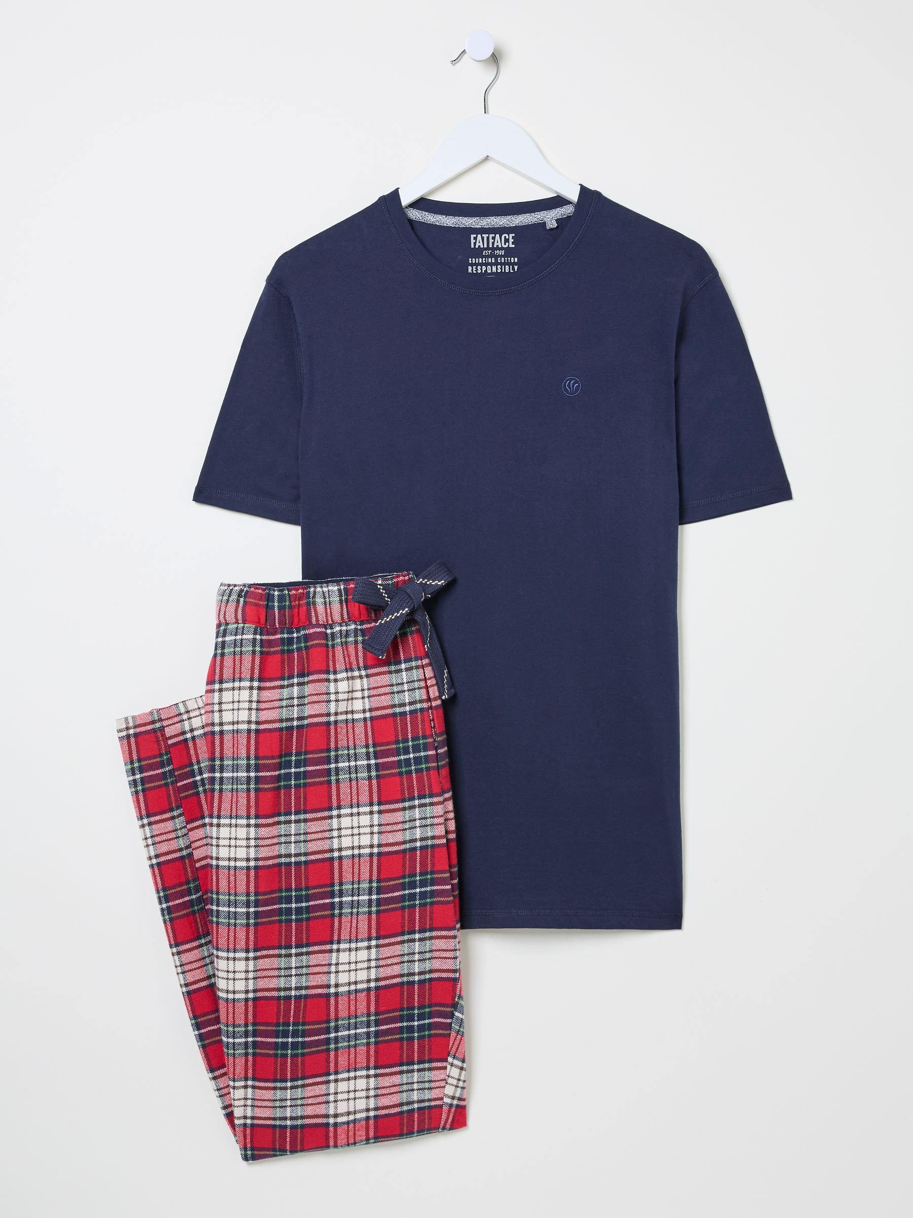 Navy Check Pyjama Set - Image 7 of 7