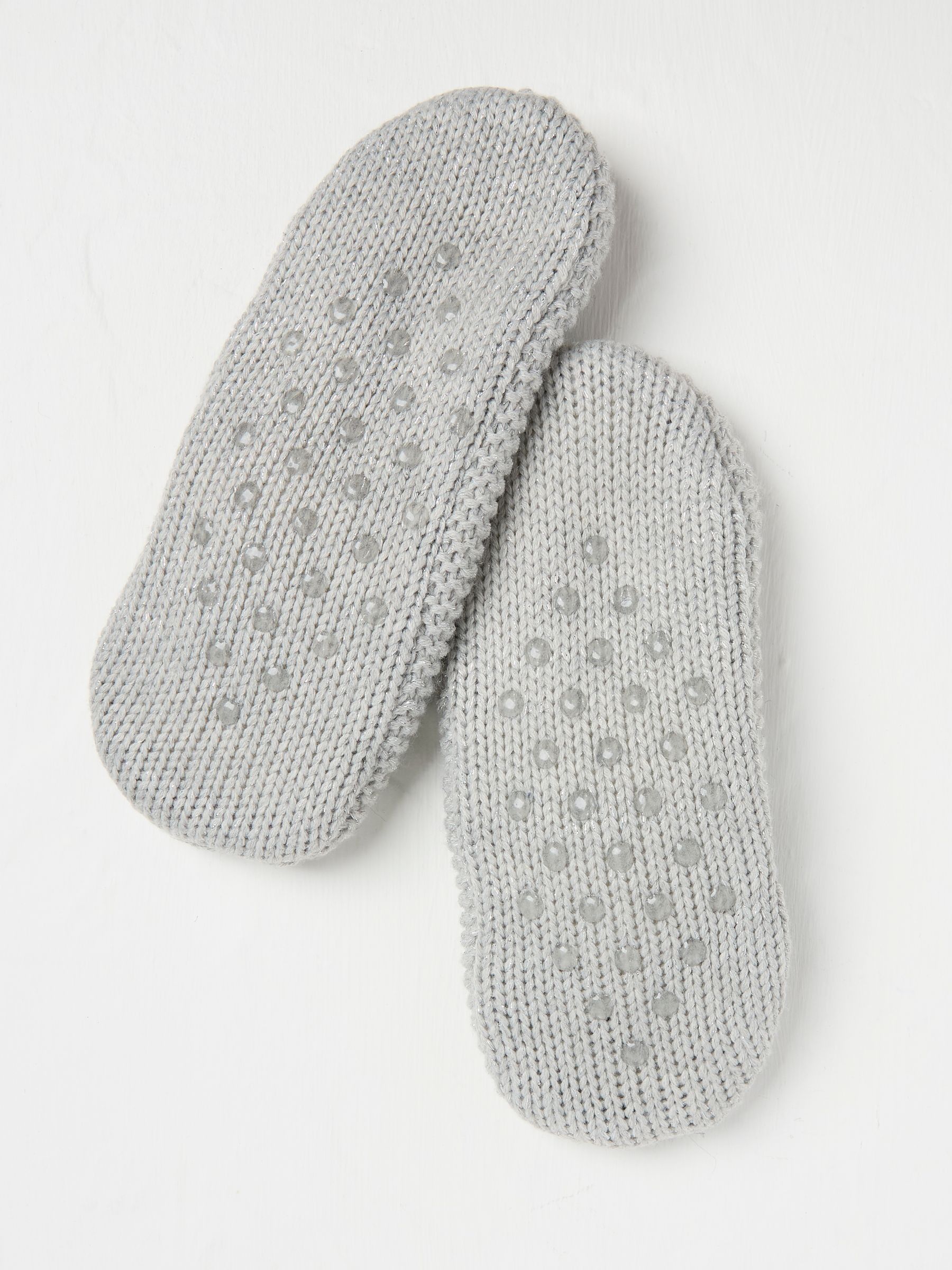 Grey Short Slipper Socks - Image 2 of 2