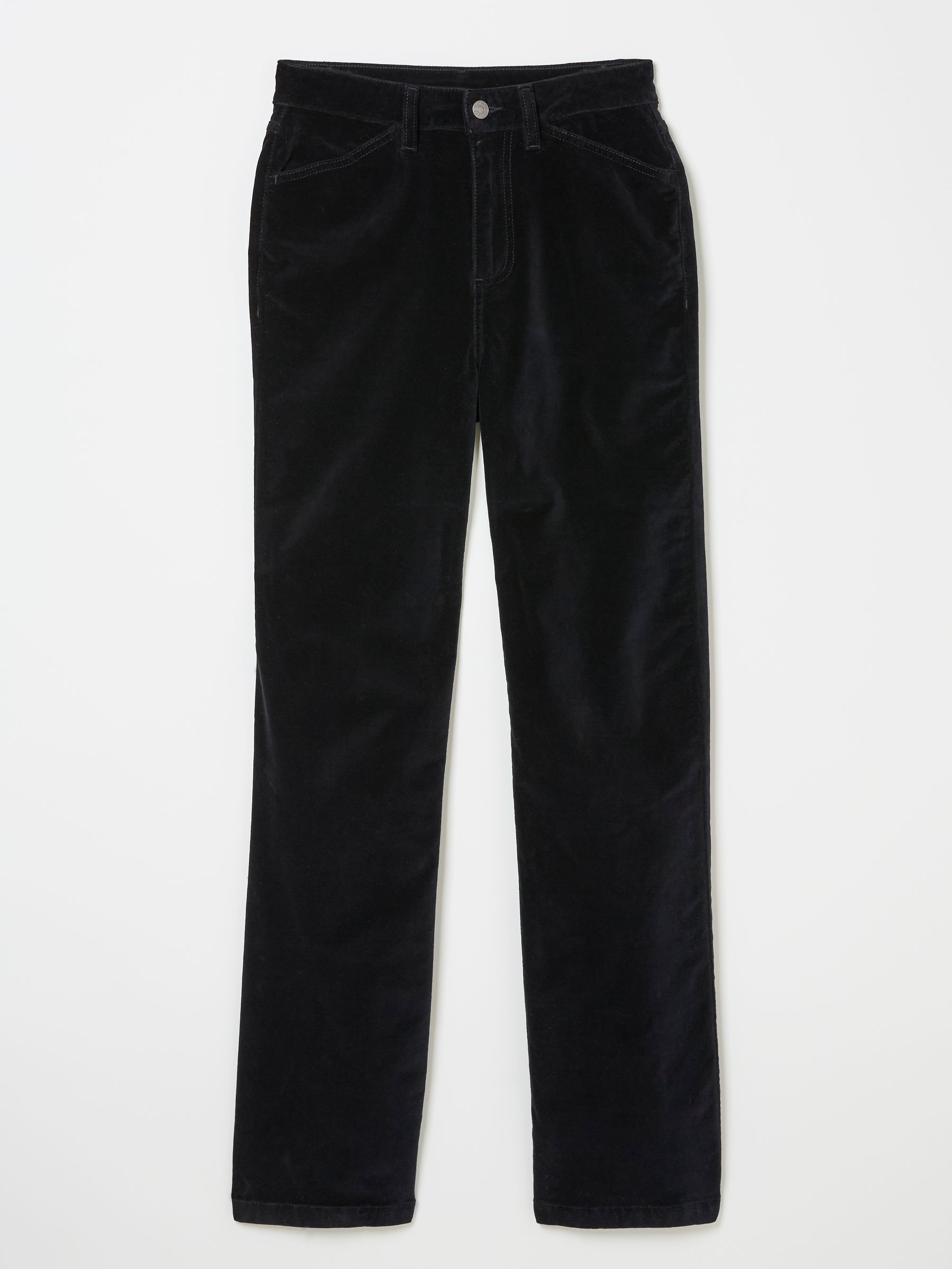 Black Elise Velvet Trousers - Image 6 of 6
