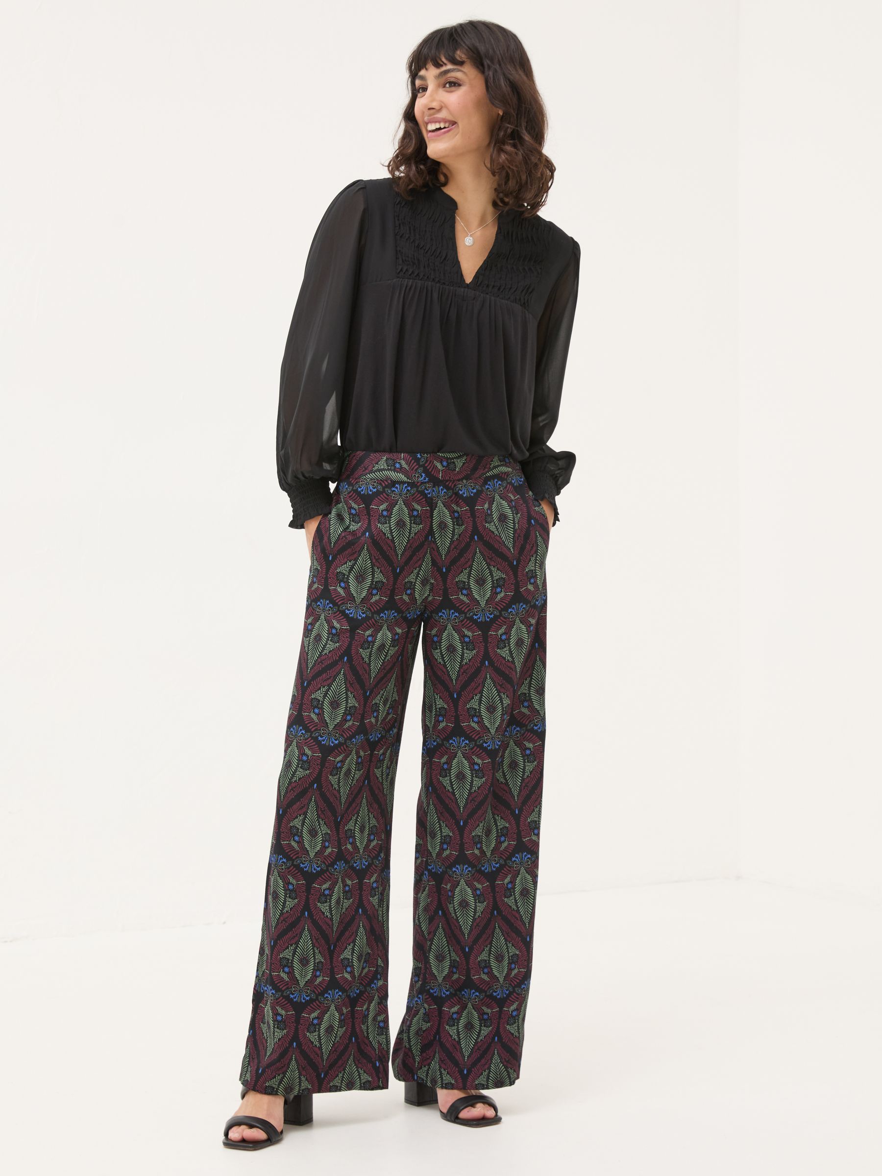 Ines Multi Dec Leaf Trousers - Image 2 of 5