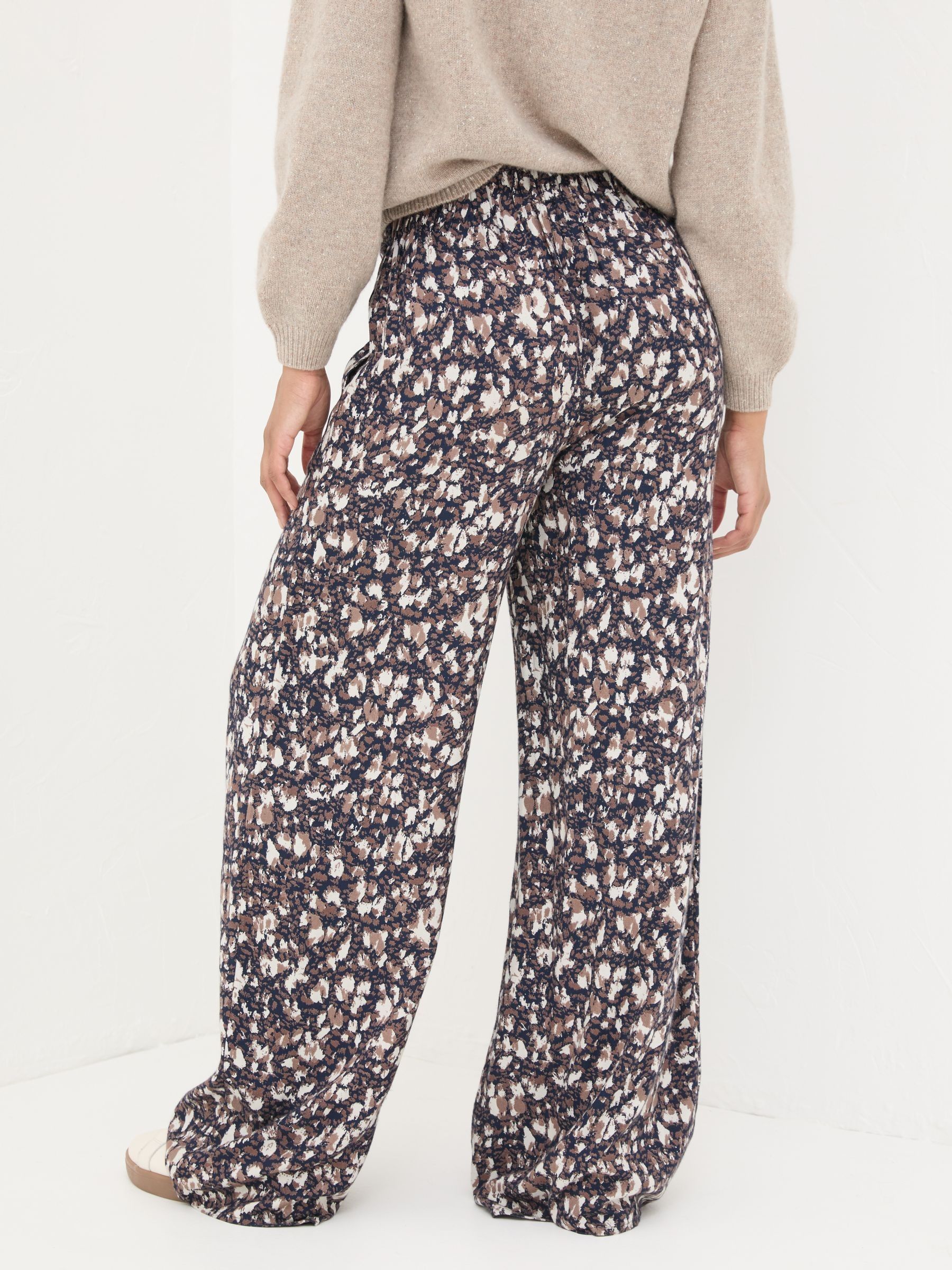 Ines Navy Mark Make Trousers - Image 3 of 9