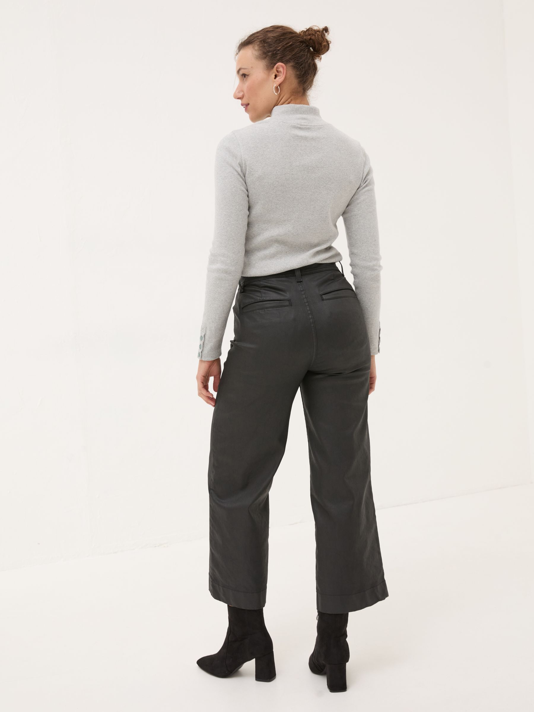 Dark Skies Keswick Black Coated Trousers - Image 2 of 6
