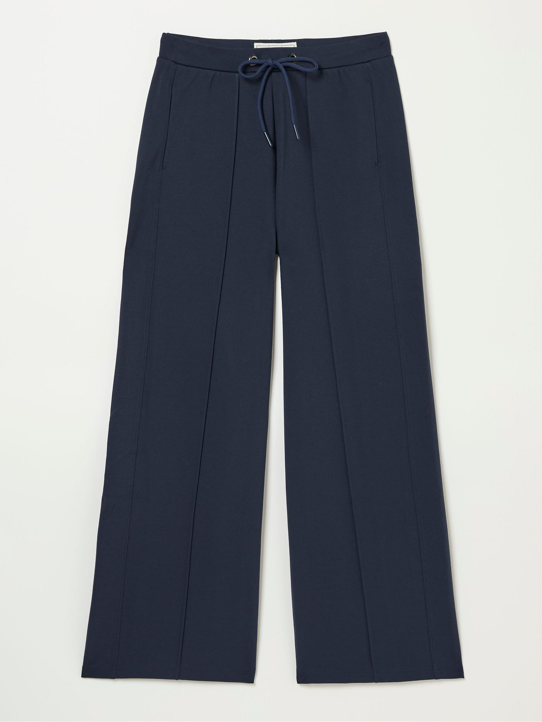 Navy Ely Wide Leg Trousers - Image 5 of 5
