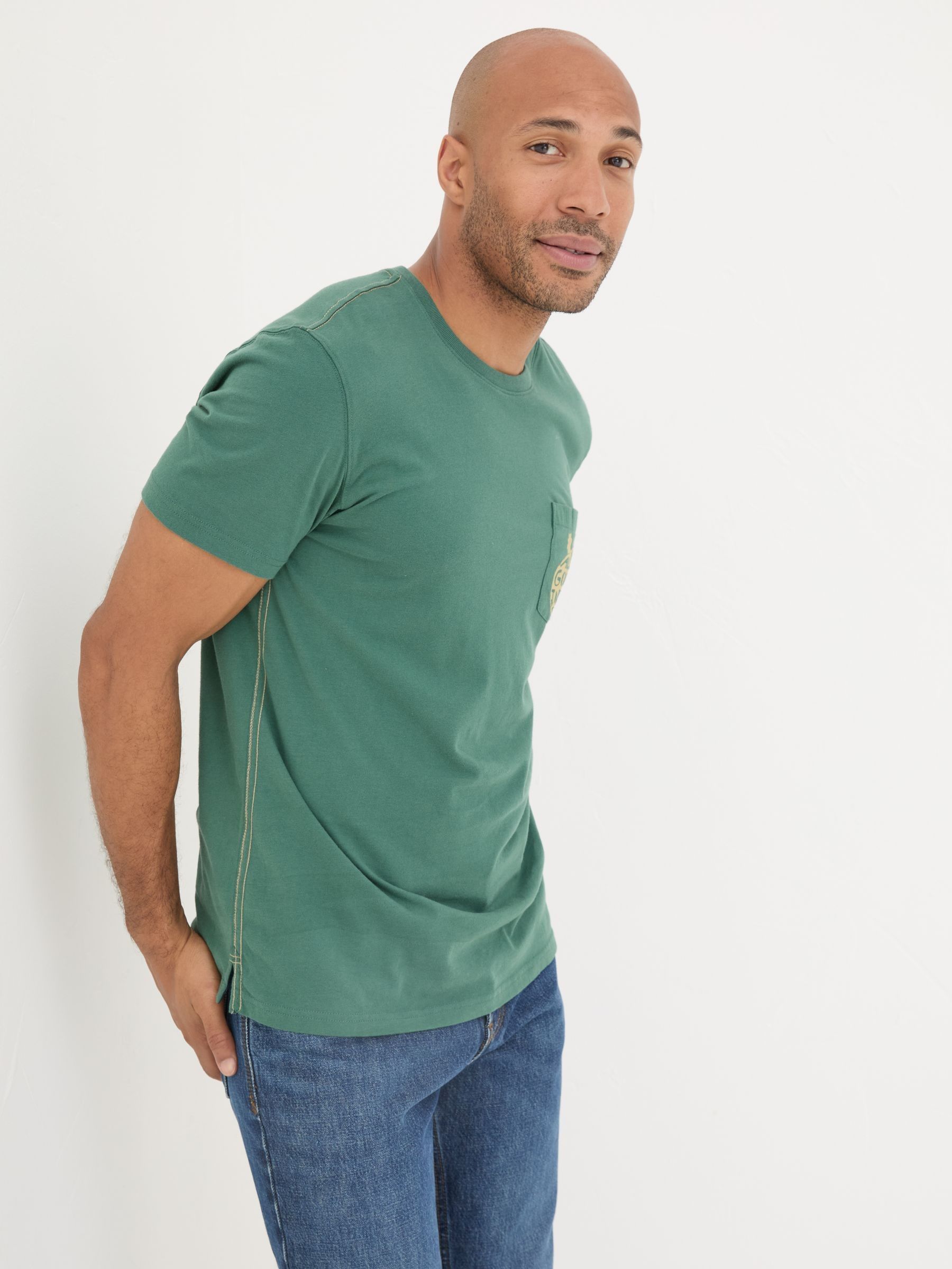 Dark Green All Good In The Pud 100% Cotton T-Shirt - Image 2 of 5