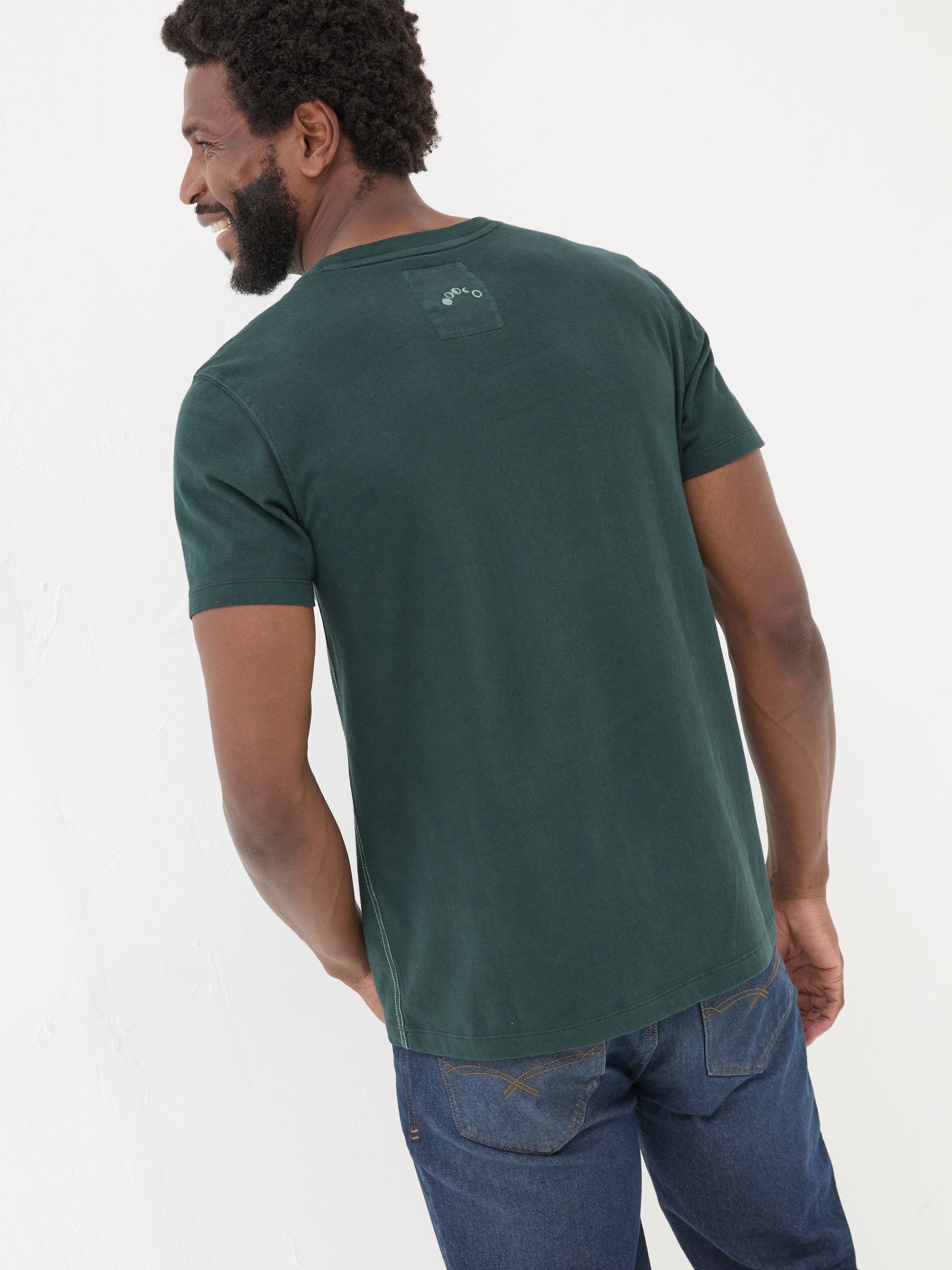 Dark Teal Dark Skies Out Of Office T-Shirt - Image 2 of 7