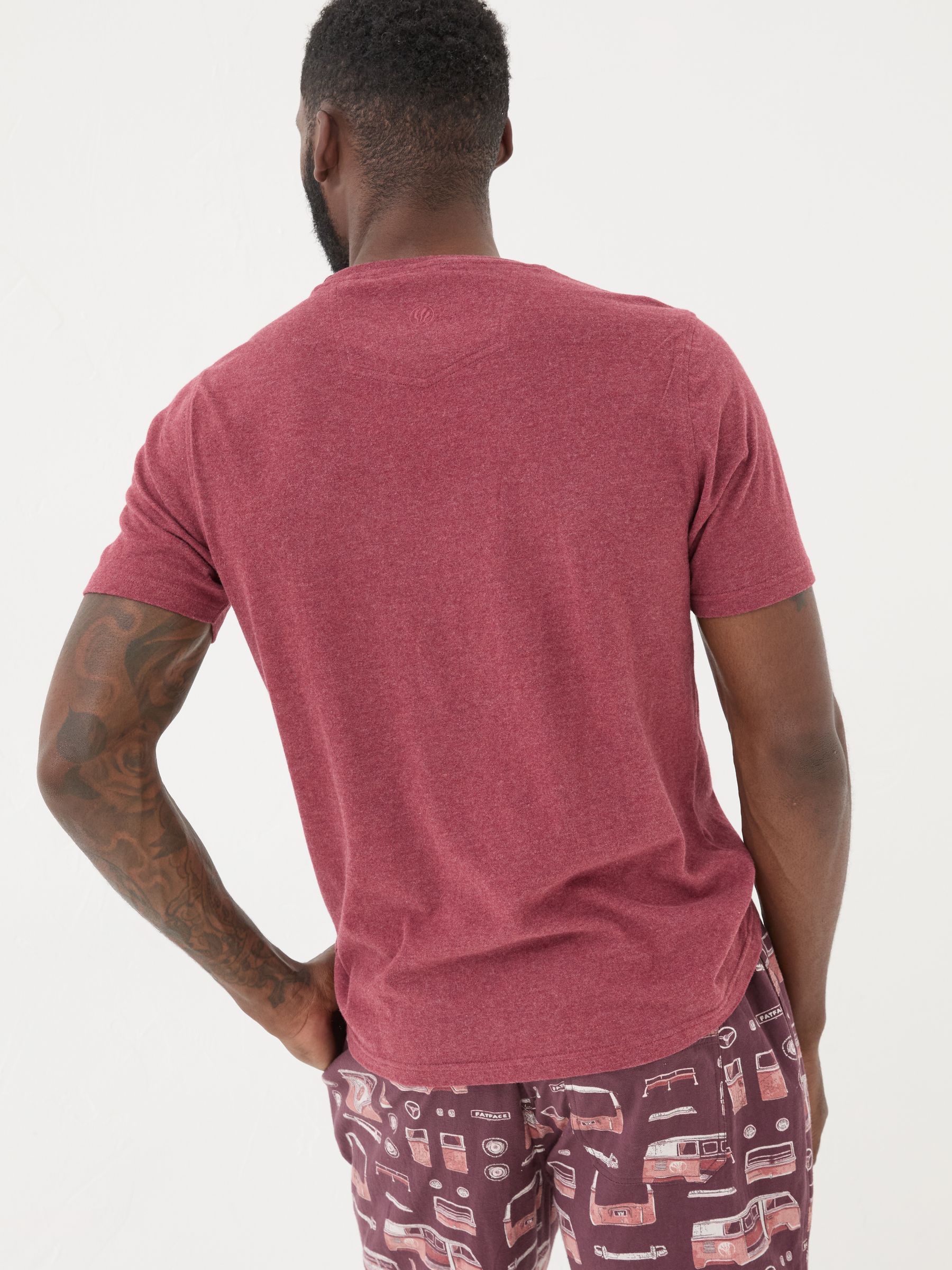 Dark Red VW Camper T-Shirt - Image 2 of 6