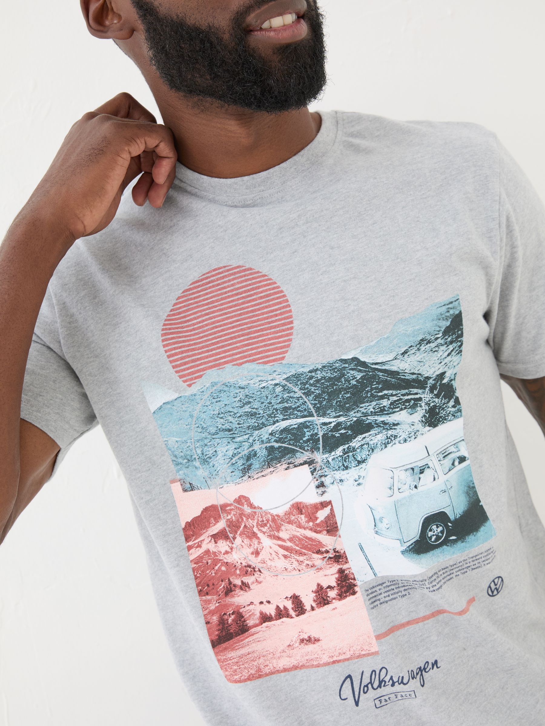 VW Grey Photographic T-Shirt - Image 3 of 5