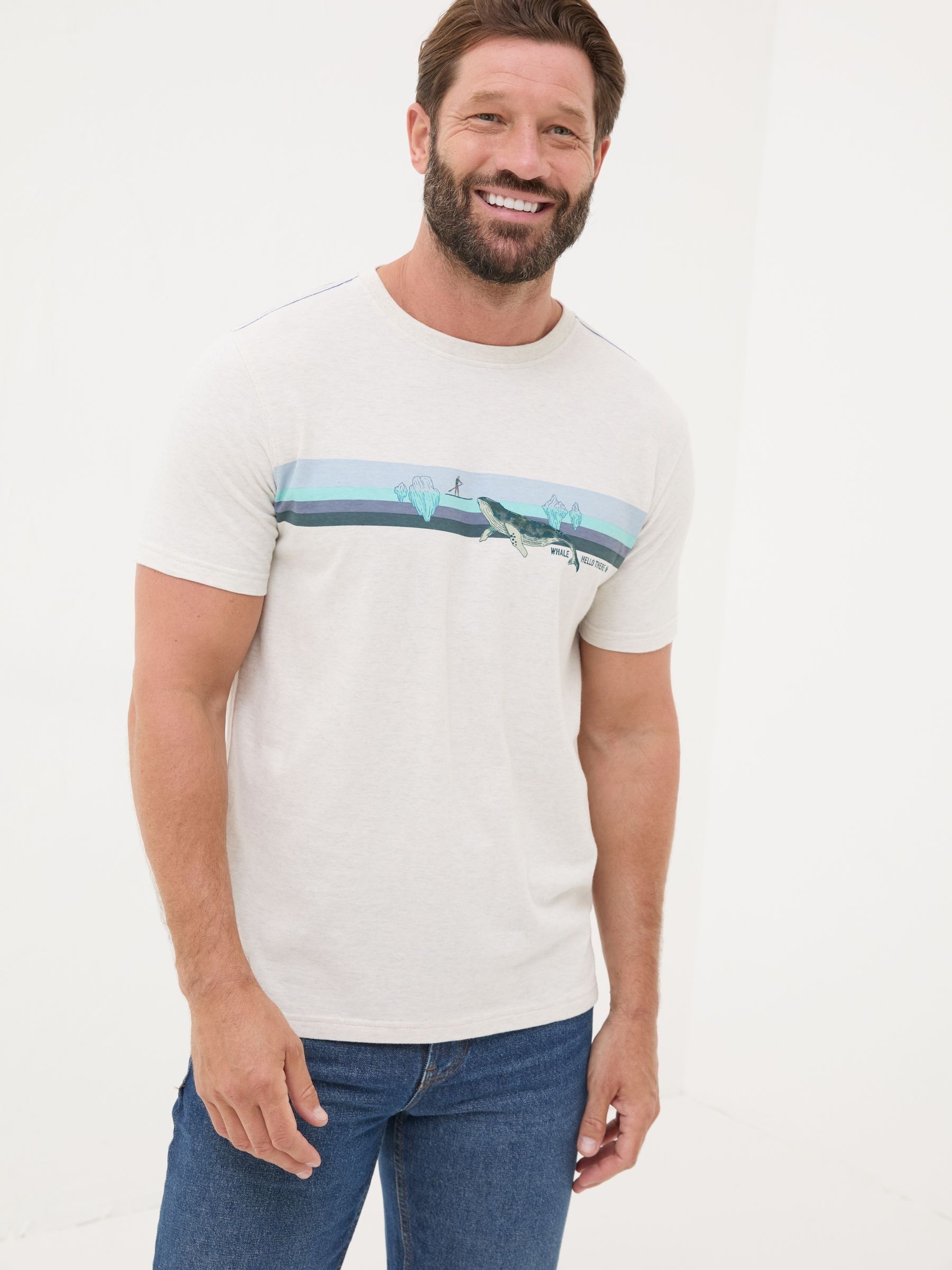 Natural Shelter Whale Hello There! T-shirt - Image 1 of 6