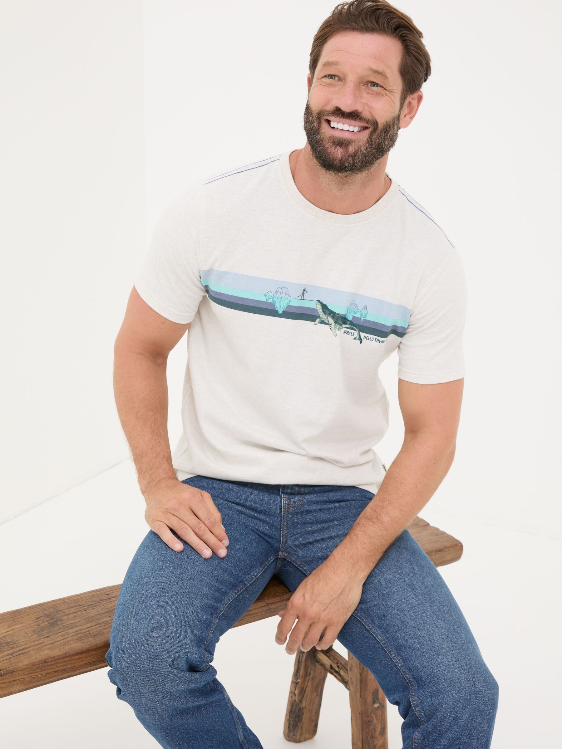 Natural Shelter Whale Hello There! T-shirt - Image 3 of 6