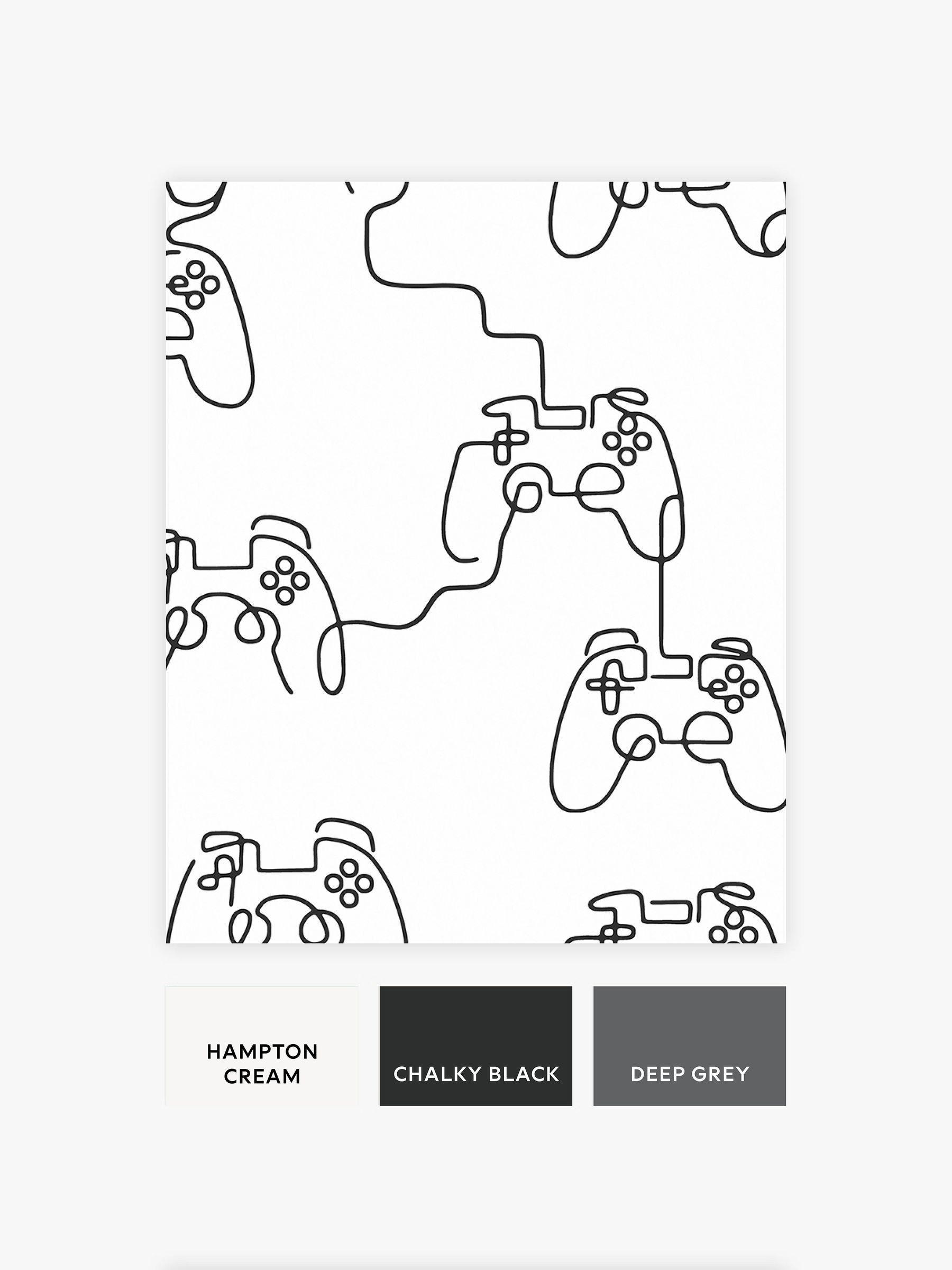 Next Black Gamer Doodle 10M Wallpaper - Image 4 of 4