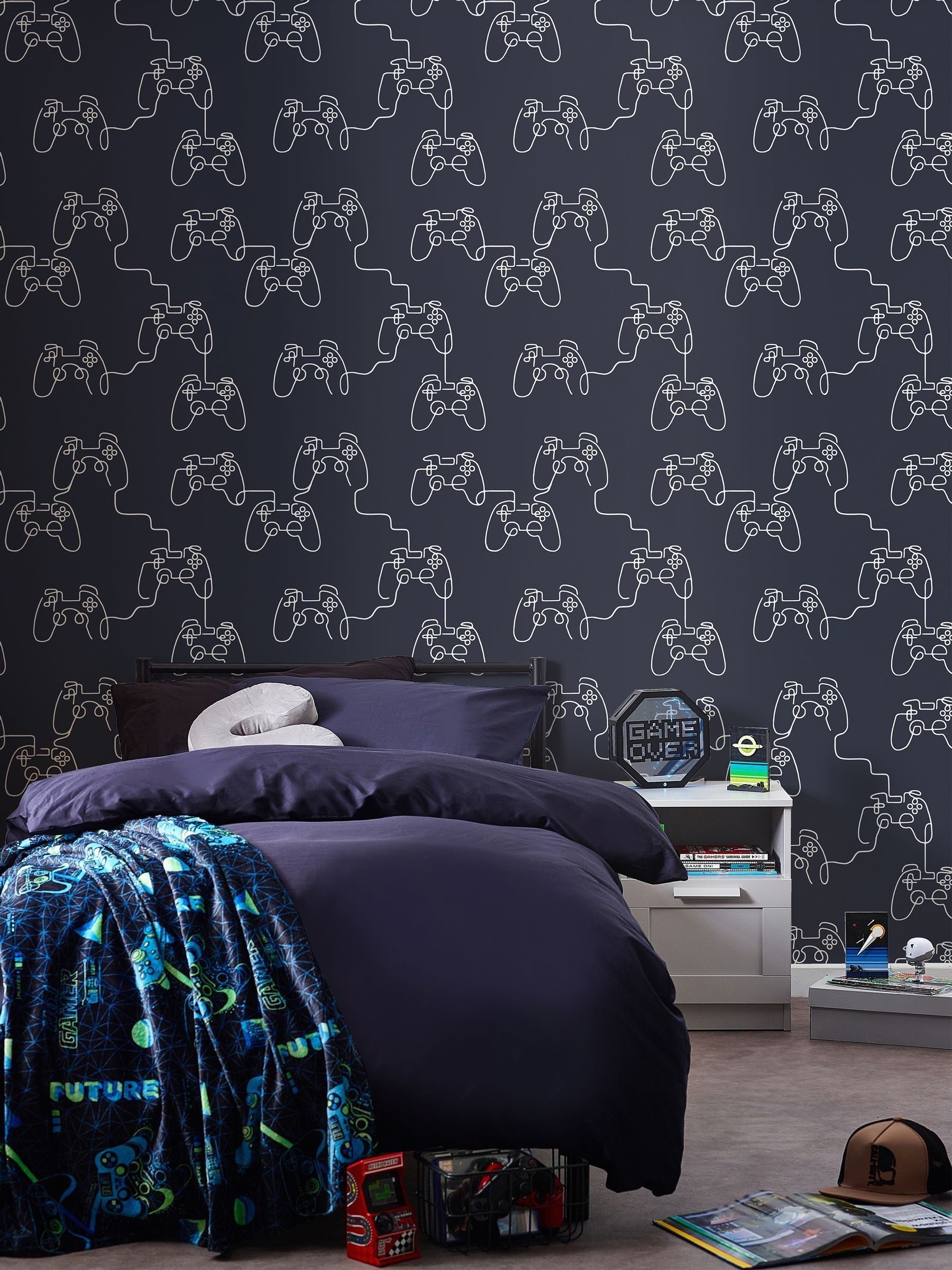 Next Blue Gamer Doodle 10M Wallpaper - Image 1 of 3