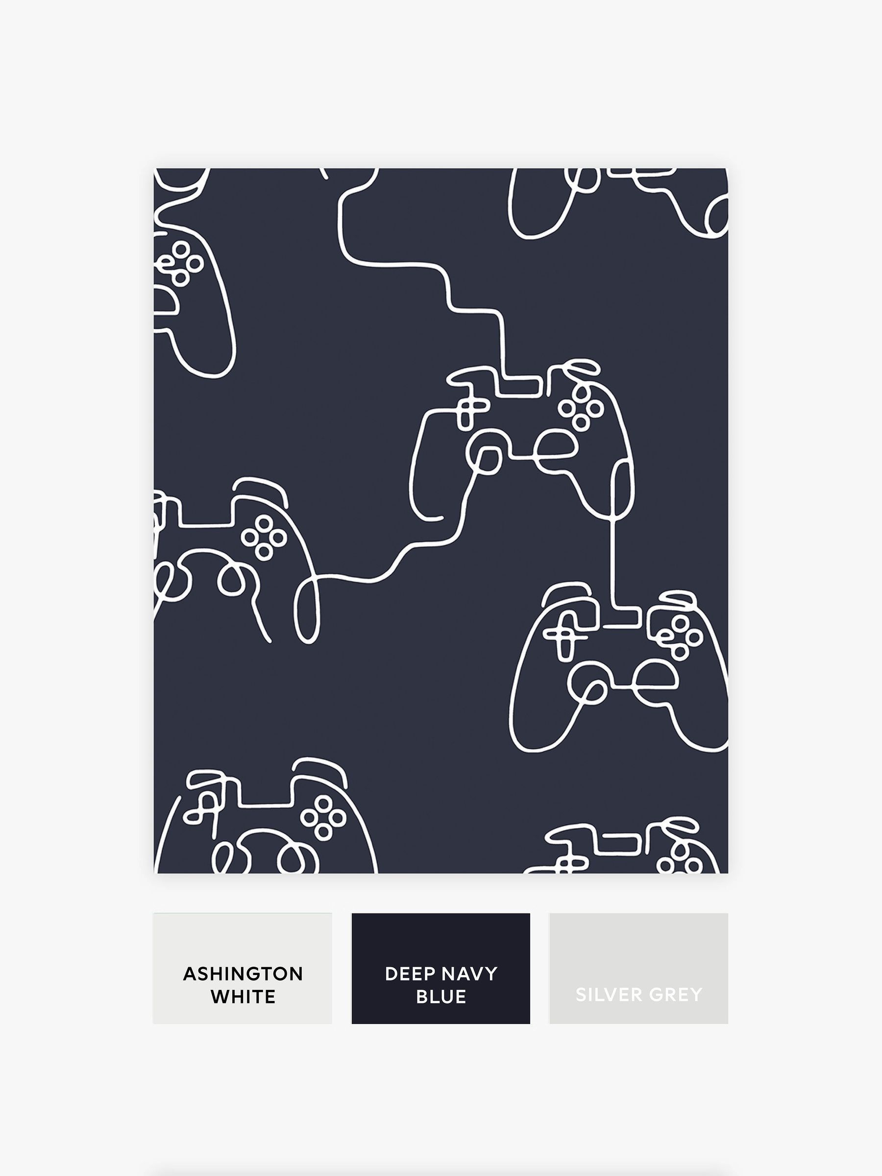 Next Blue Gamer Doodle 10M Wallpaper - Image 3 of 3