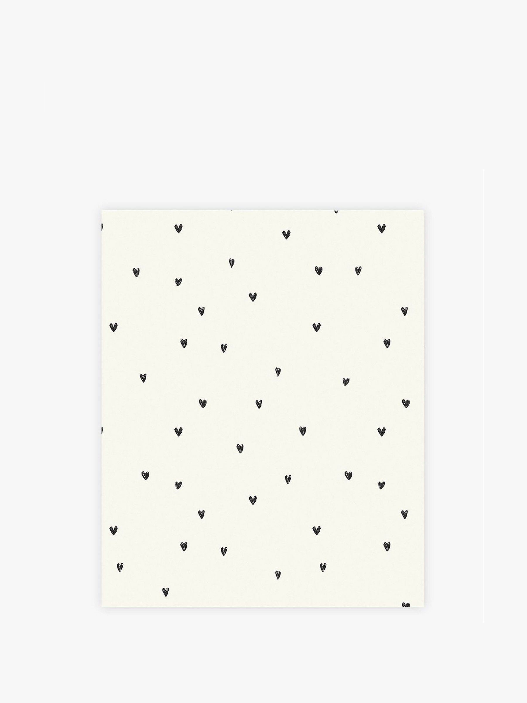 Next Black Ditsy Heart 10M Wallpaper - Image 2 of 4