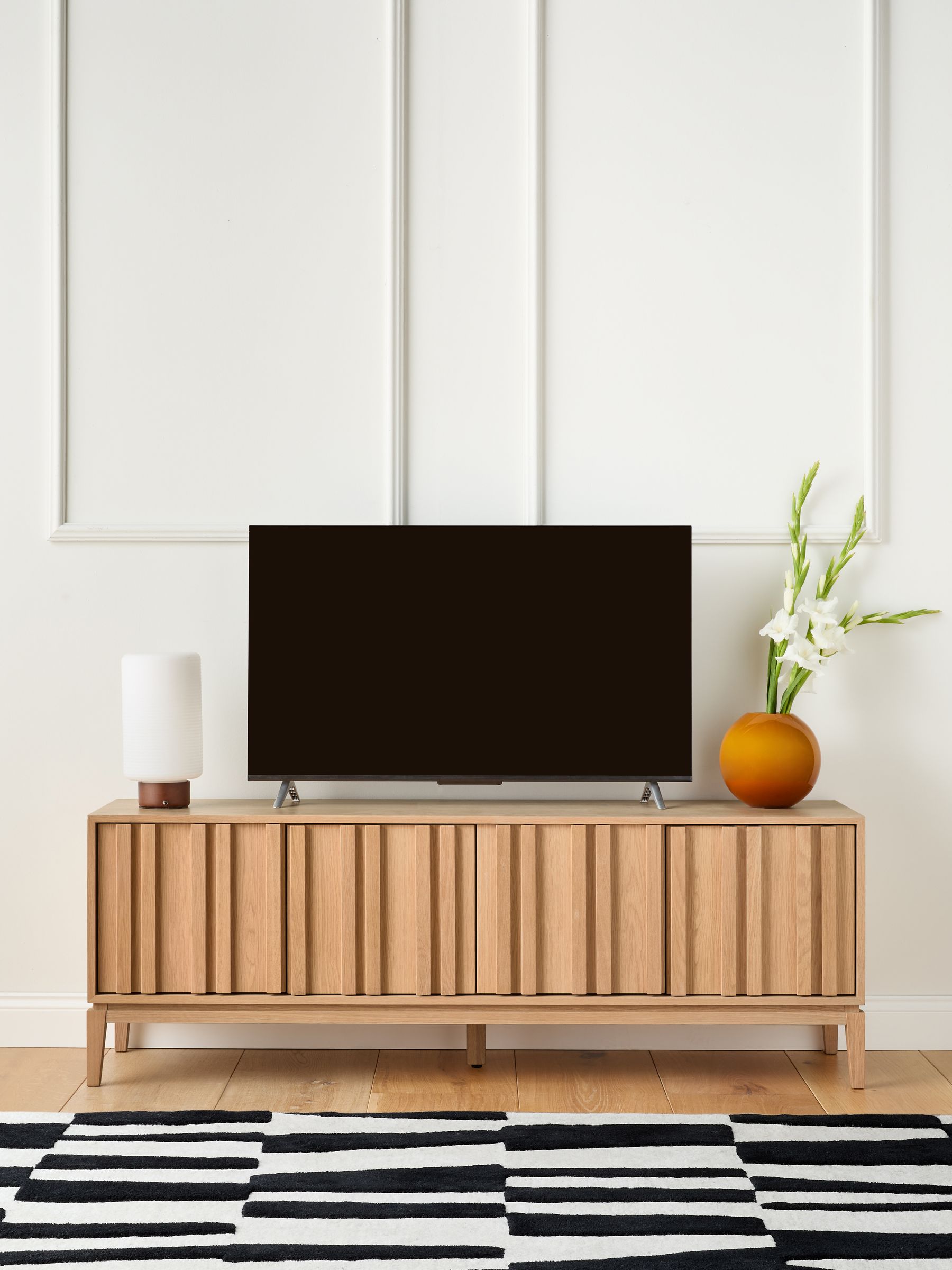 Oak Belgrave Wide TV Unit - Image 2 of 10