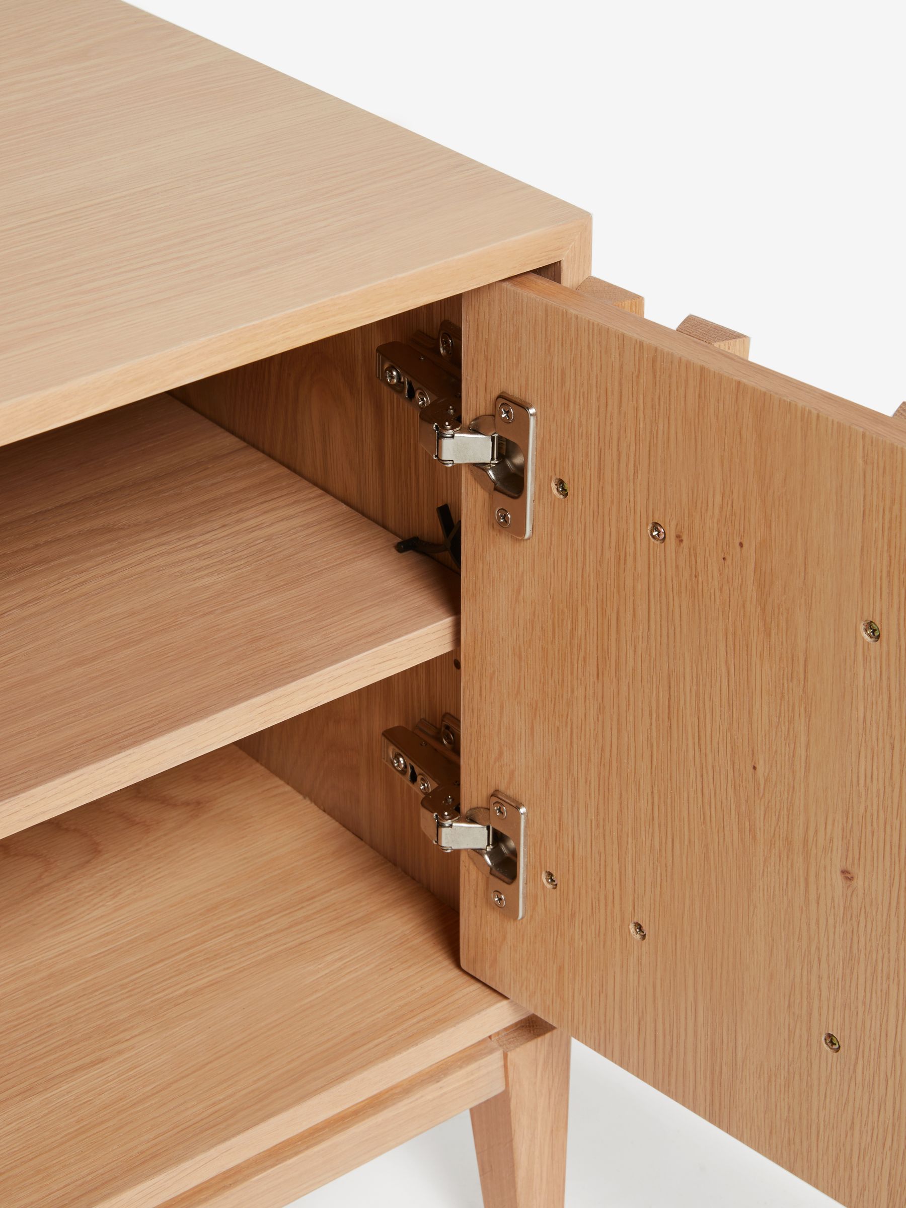 Oak Belgrave Wide TV Unit - Image 5 of 10