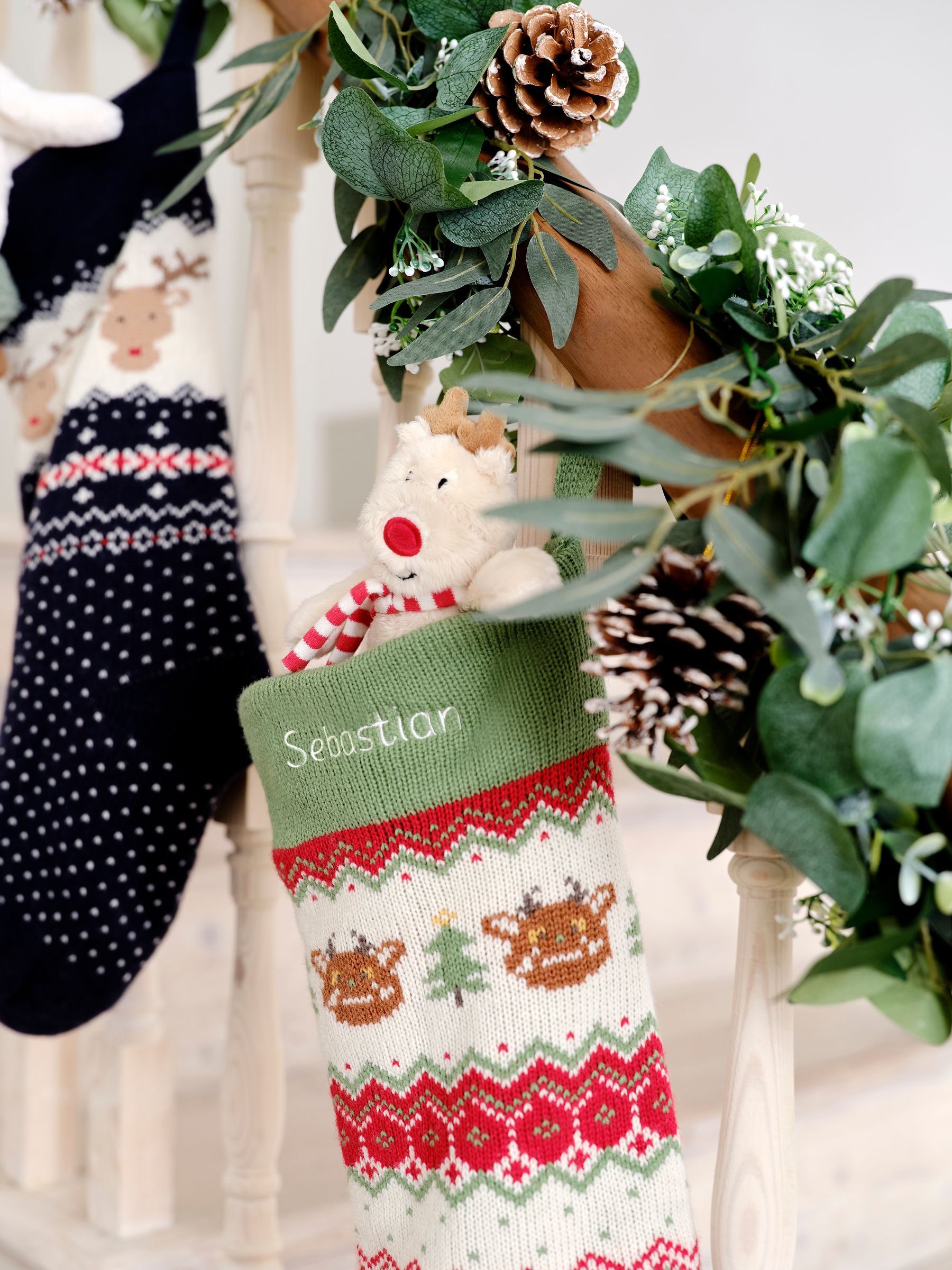 Green The Gruffalo Knitted Stocking - Image 3 of 4