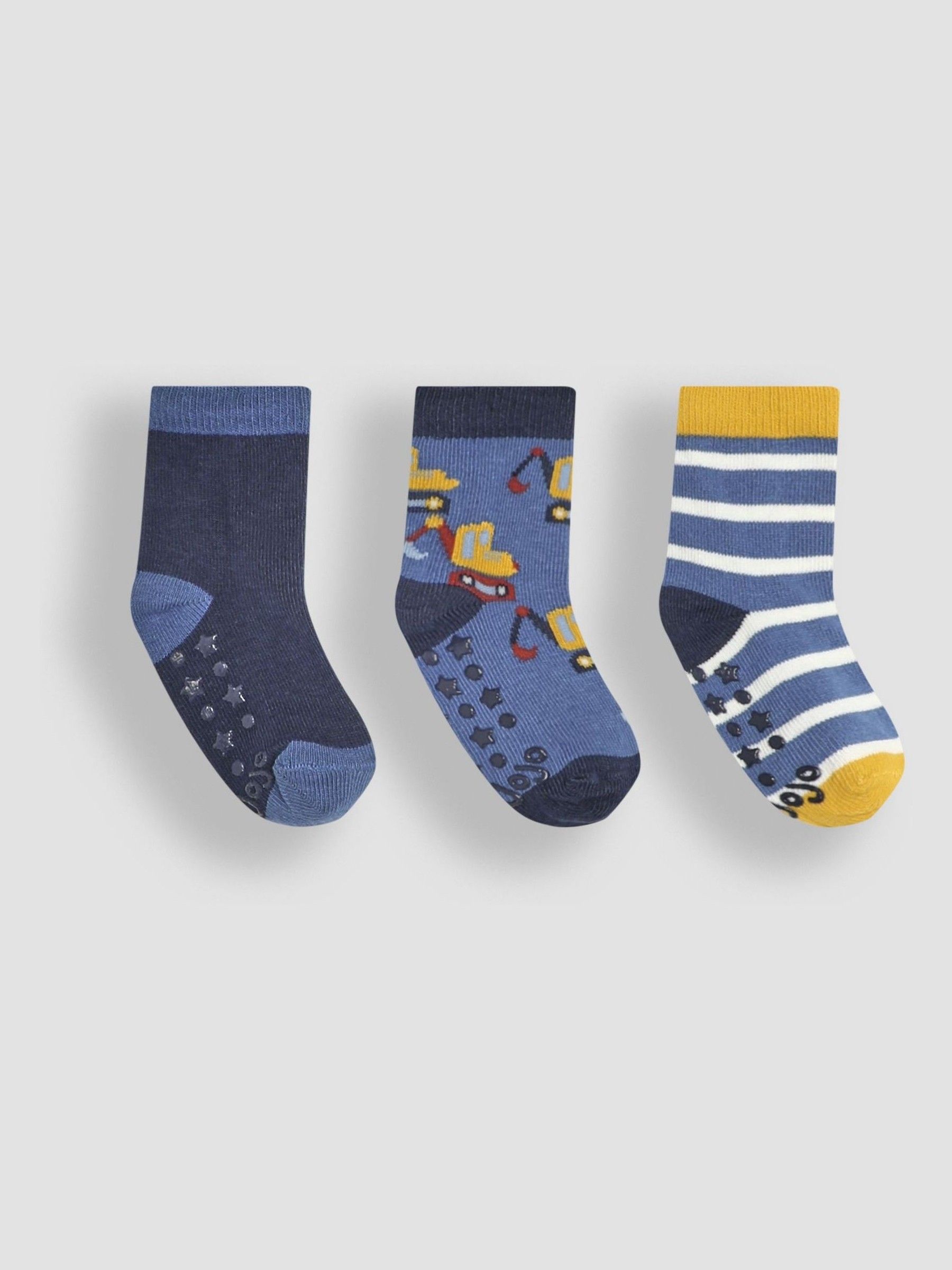 Navy Socks 3 Pack - Image 1 of 4