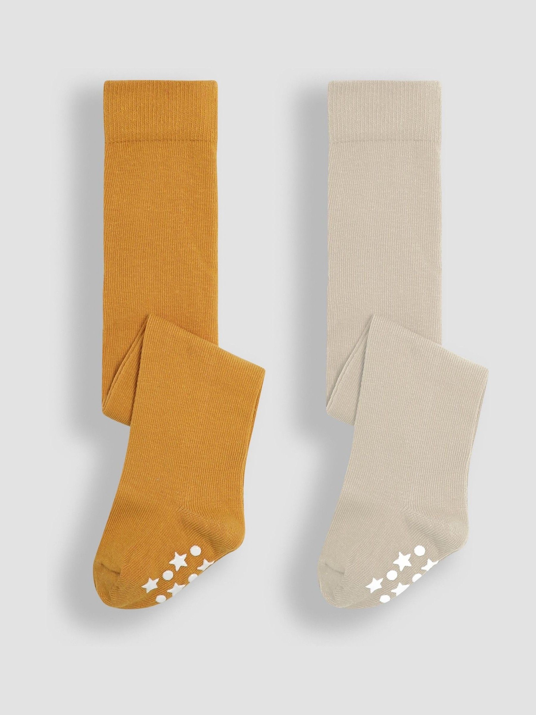 Ochre 2-Pack Cotton Rich Tights - Image 1 of 5
