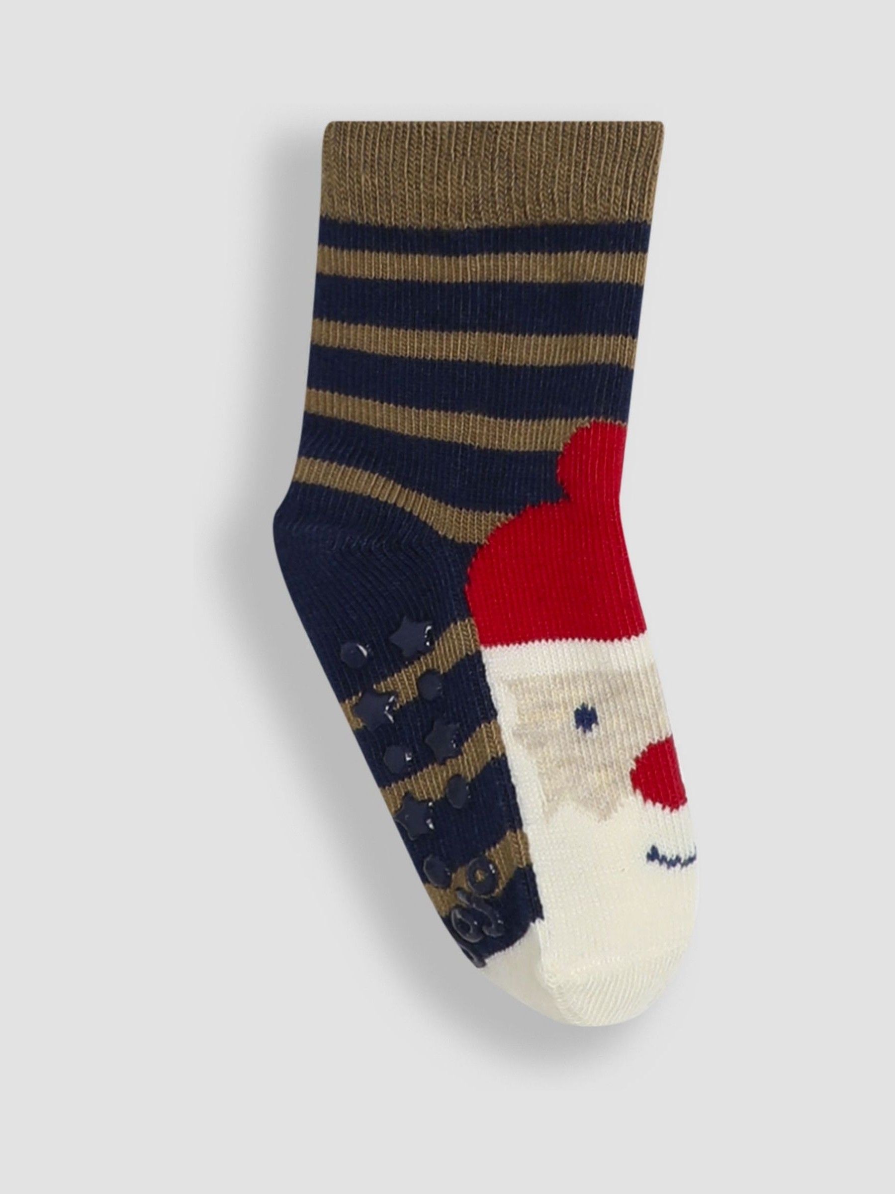 Navy Festive 3-Pack Christmas Socks - Image 4 of 5