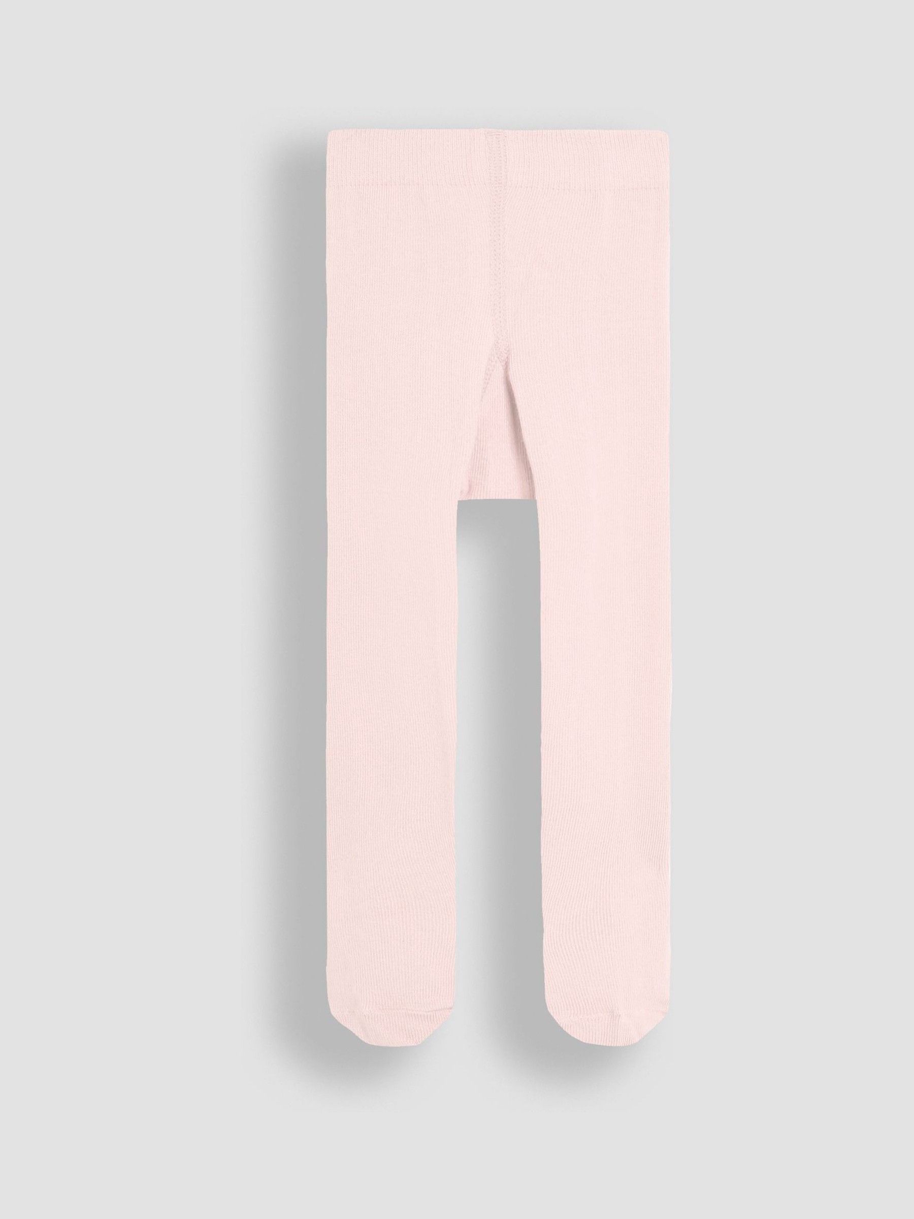 Pink Cotton Rich Tights 2 Pack - Image 3 of 5