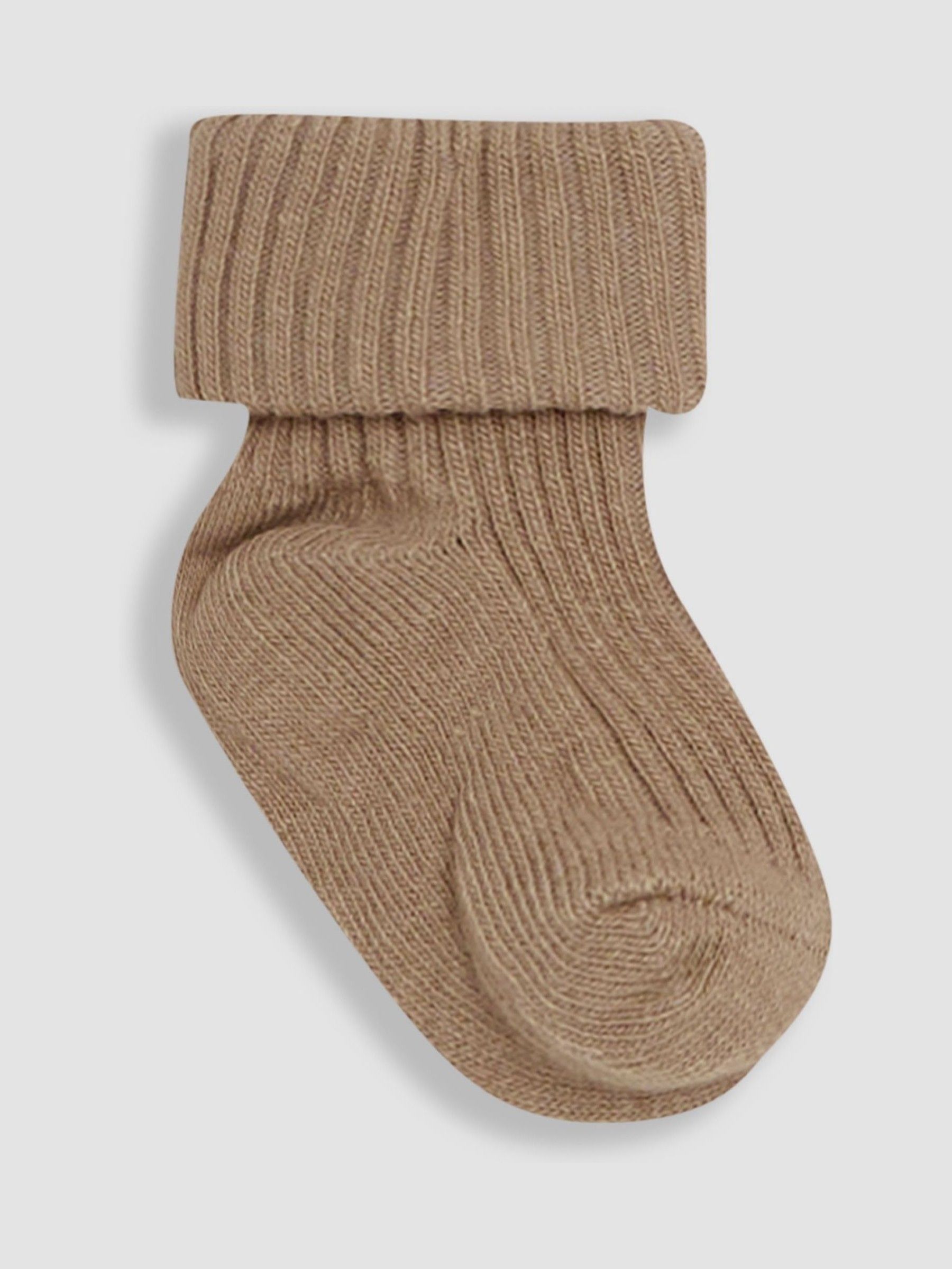 Pink Fold Over Socks 3 Pack - Image 2 of 3