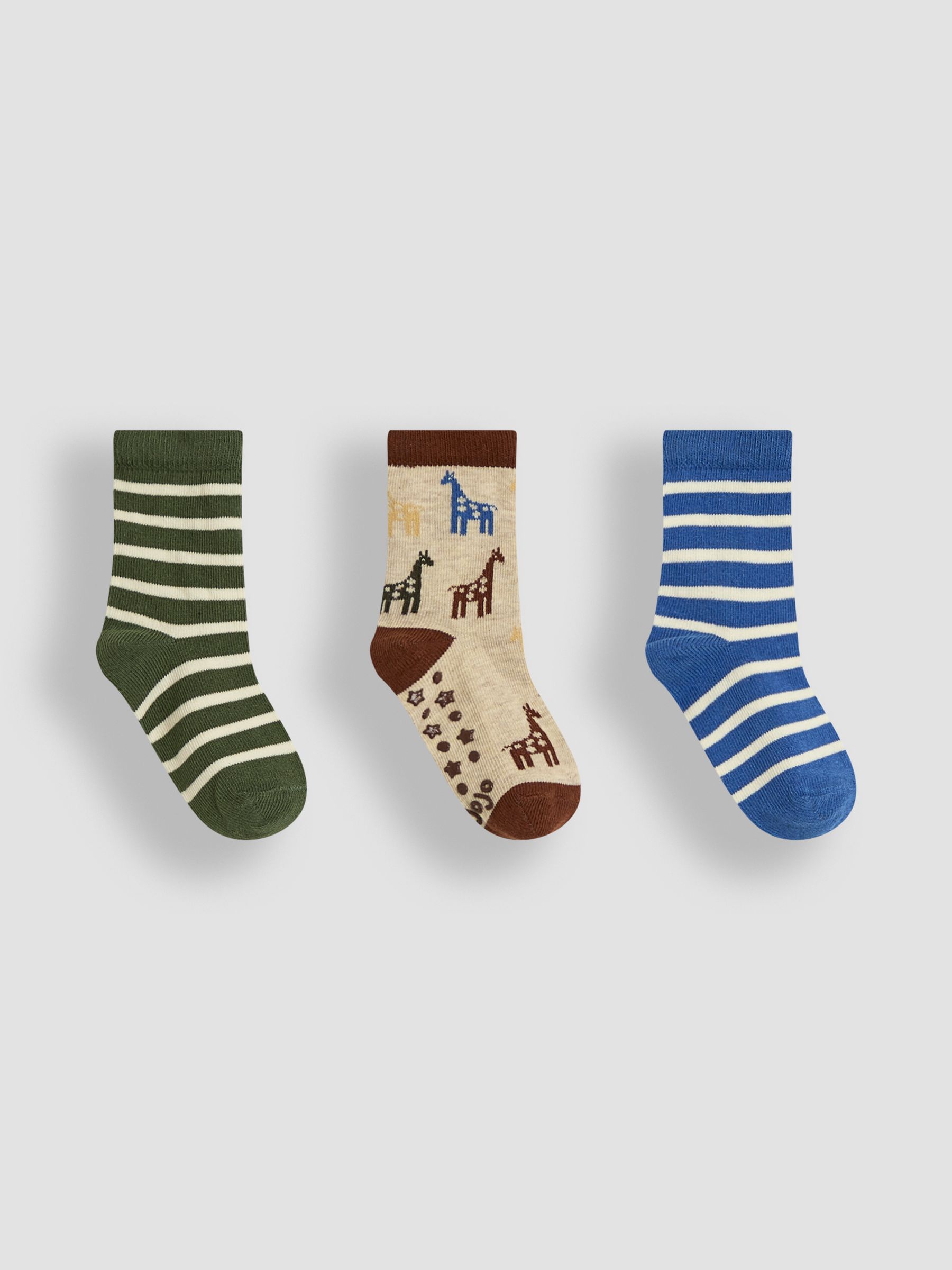 Natural Socks 3 Pack - Image 1 of 4