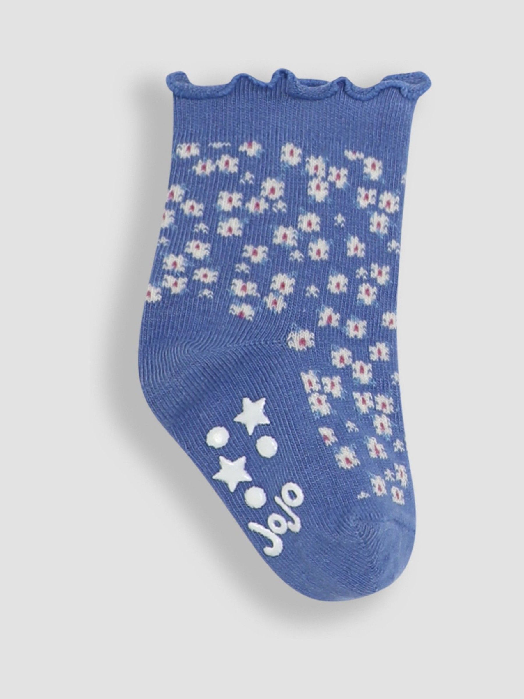 Cornflower Mouse Cotton Frill Socks 3 Pack - Image 2 of 4