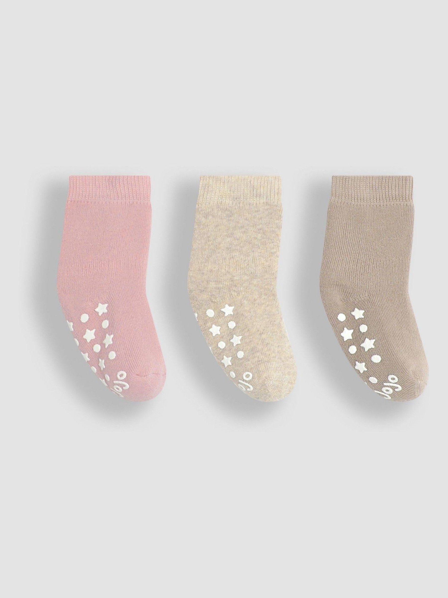 Natural Pink 3-Pack Extra Thick Socks - Image 1 of 4