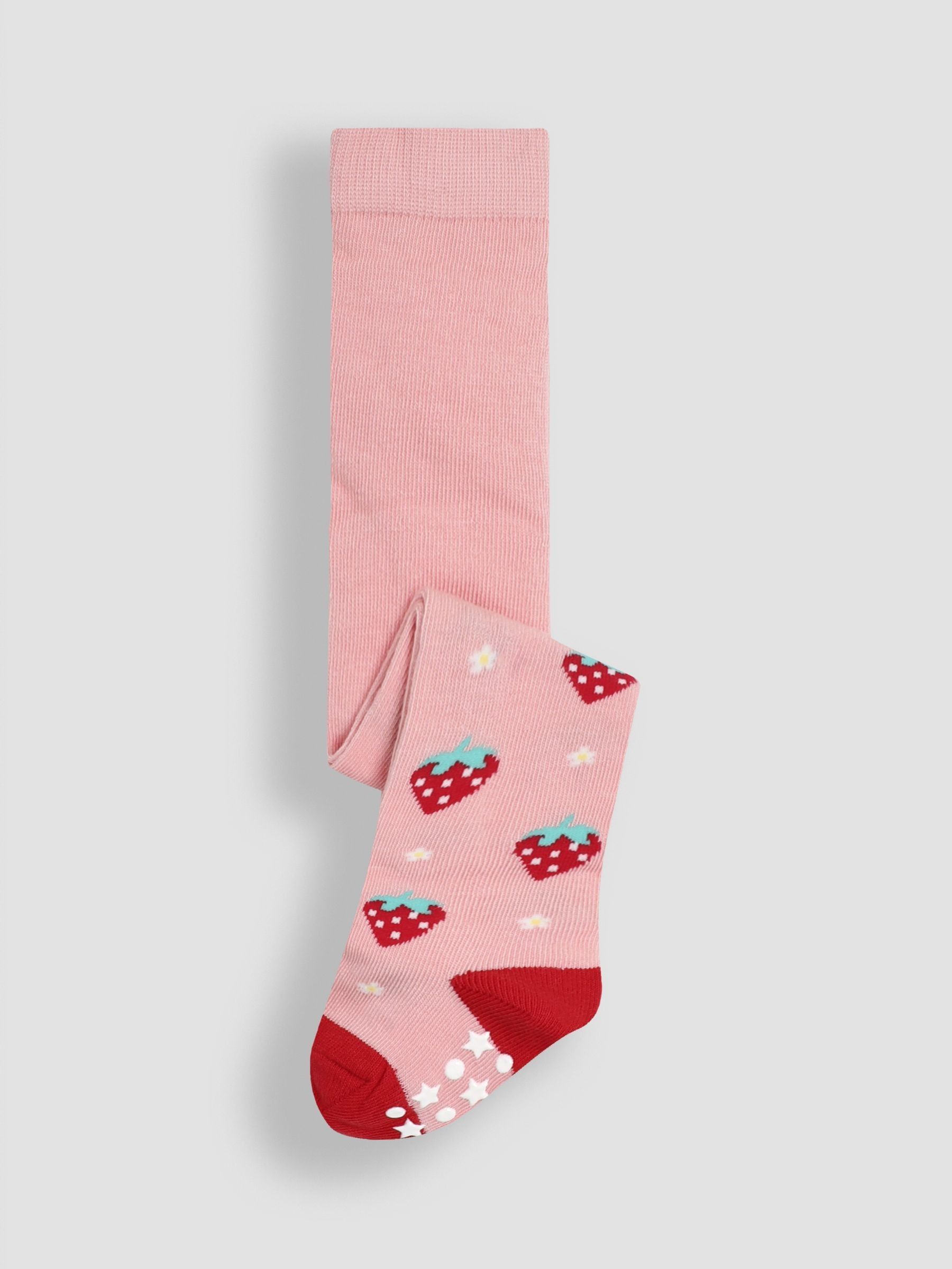 Red Cotton Rich Fruit Tights - Image 1 of 3