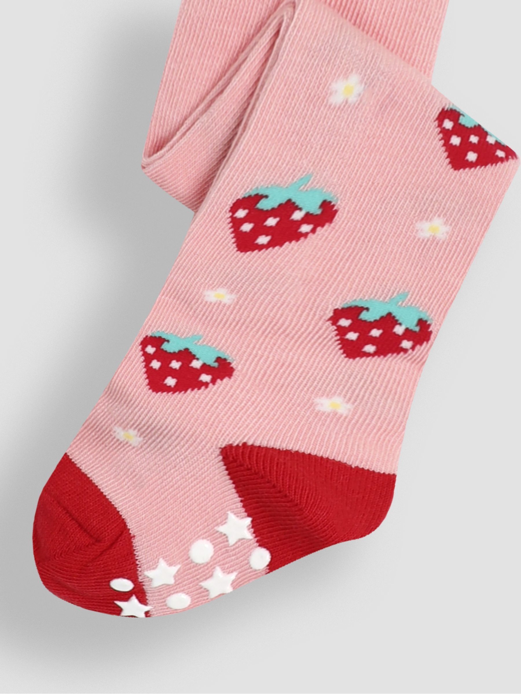 Red Cotton Rich Fruit Tights - Image 3 of 3