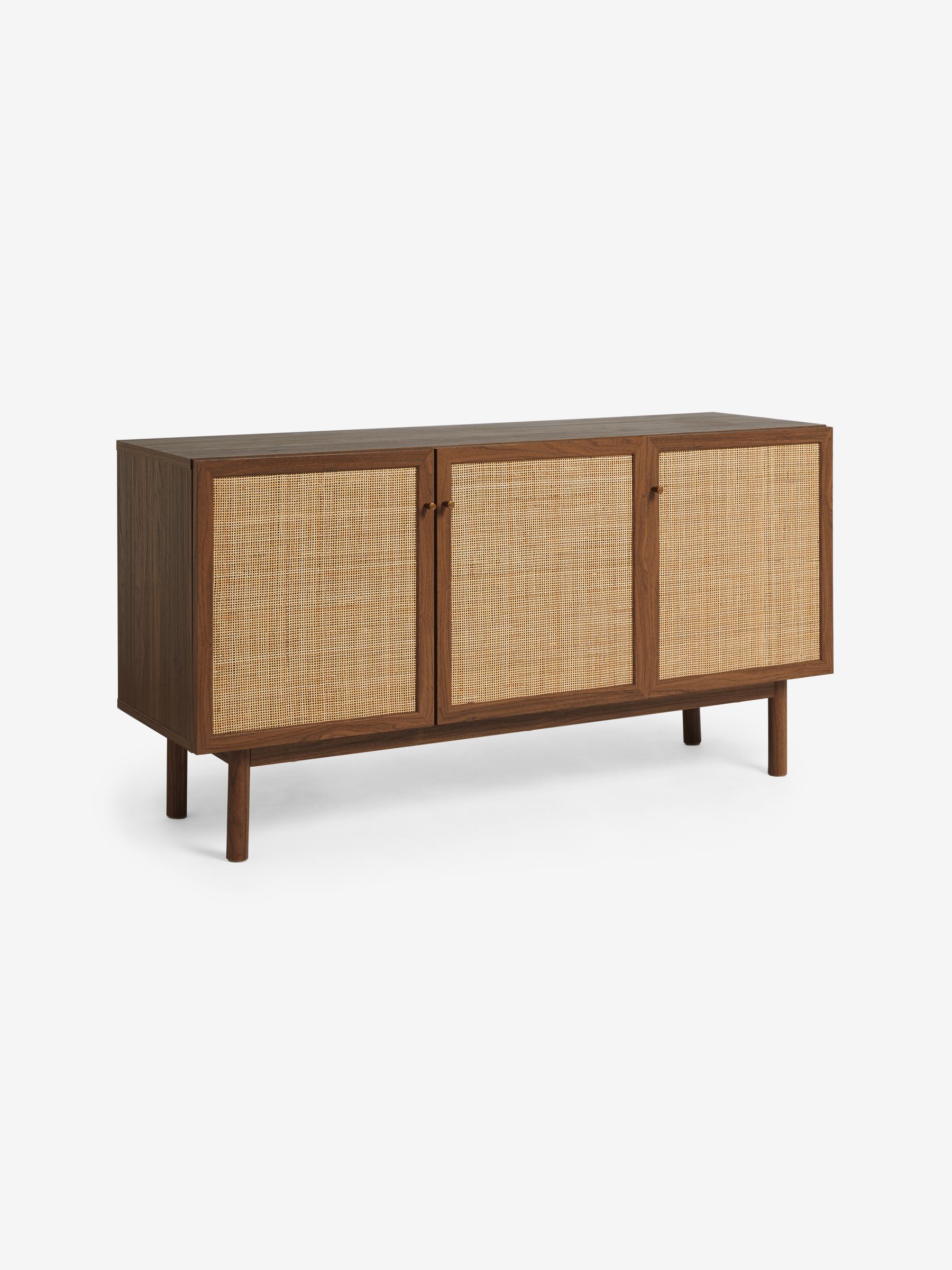 Pavia Rattan Large Sideboard in Dark Oak Effect - Image 4 of 5