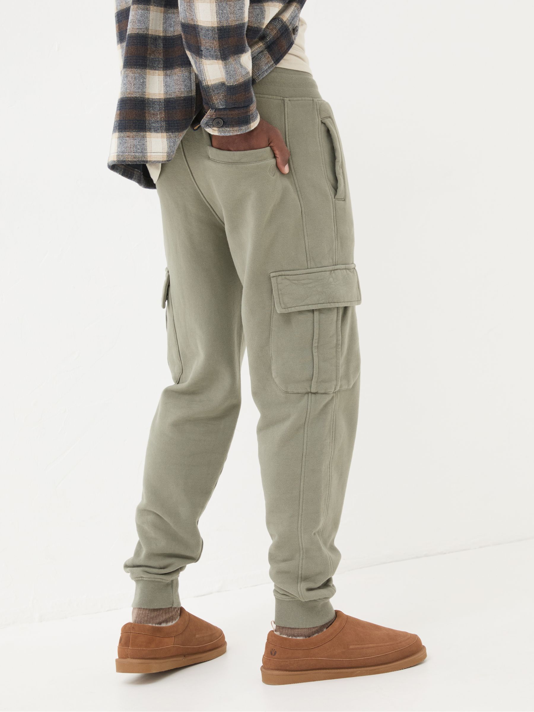 Brooke Khaki Green Cargo Joggers - Image 2 of 5