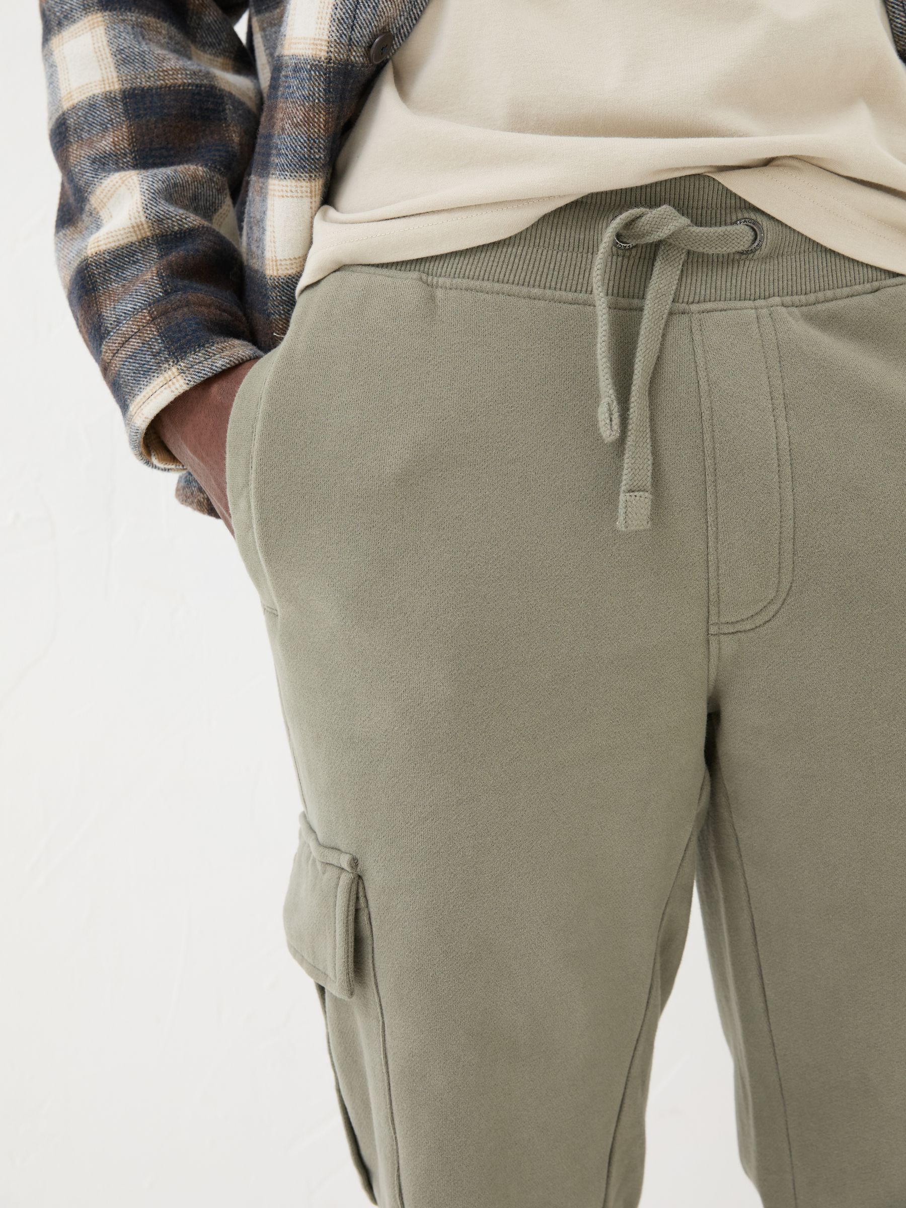 Brooke Khaki Green Cargo Joggers - Image 4 of 5