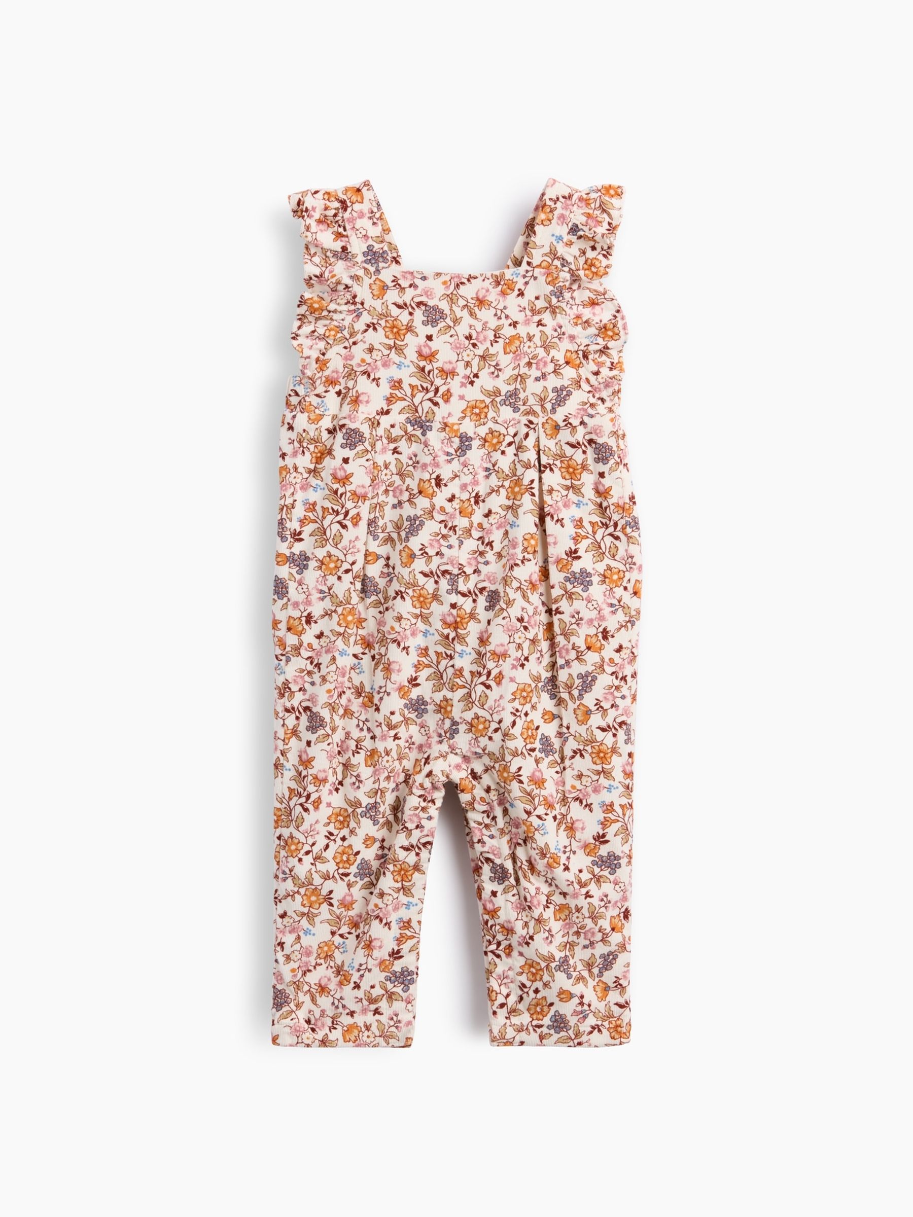 Autmnal Floral Corduroy Overalls - Image 1 of 3 Autmnal Floral Corduroy Overalls - Image 1 of 3