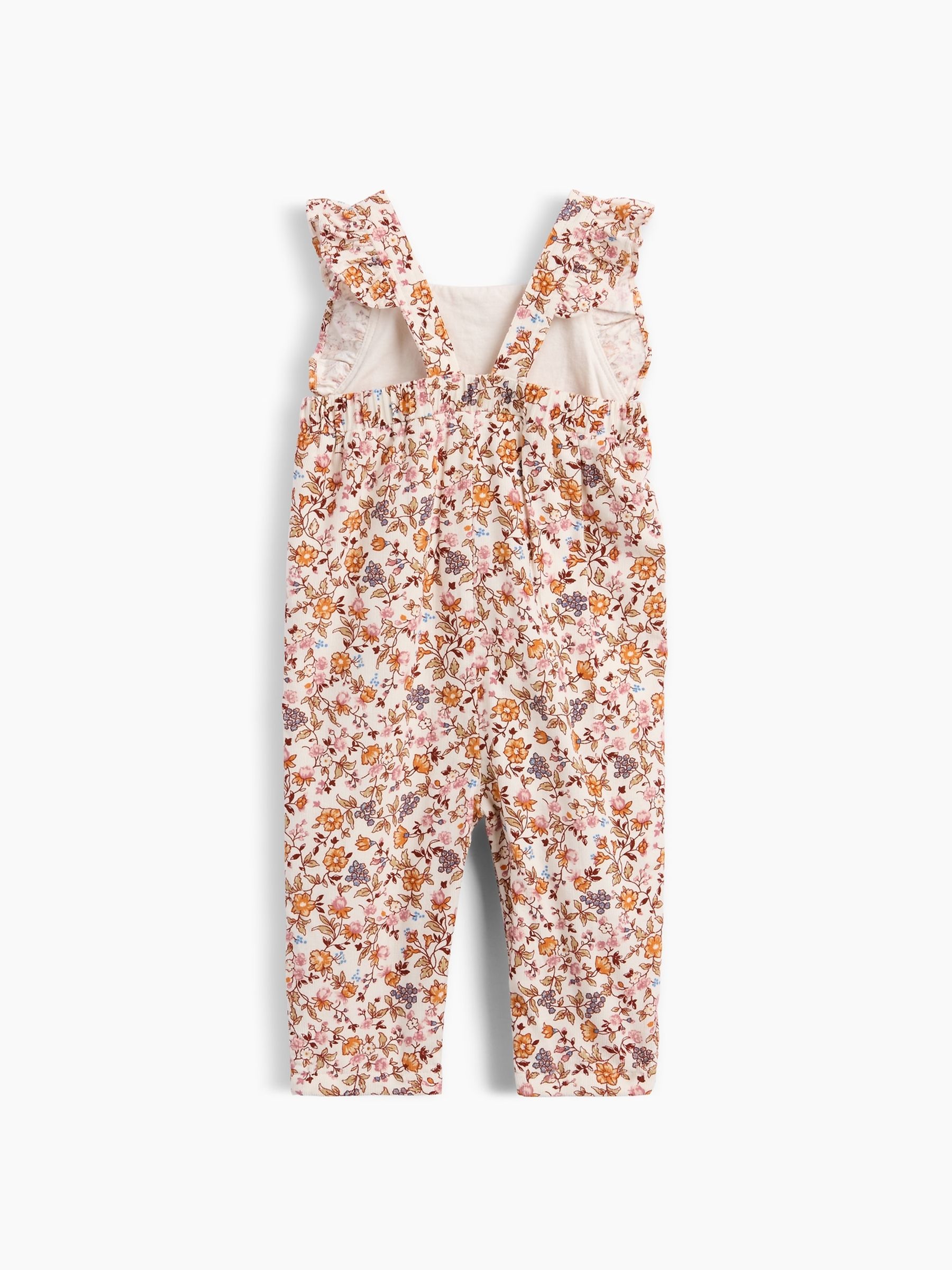 Autmnal Floral Corduroy Overalls - Image 2 of 3 Autmnal Floral Corduroy Overalls - Image 2 of 3