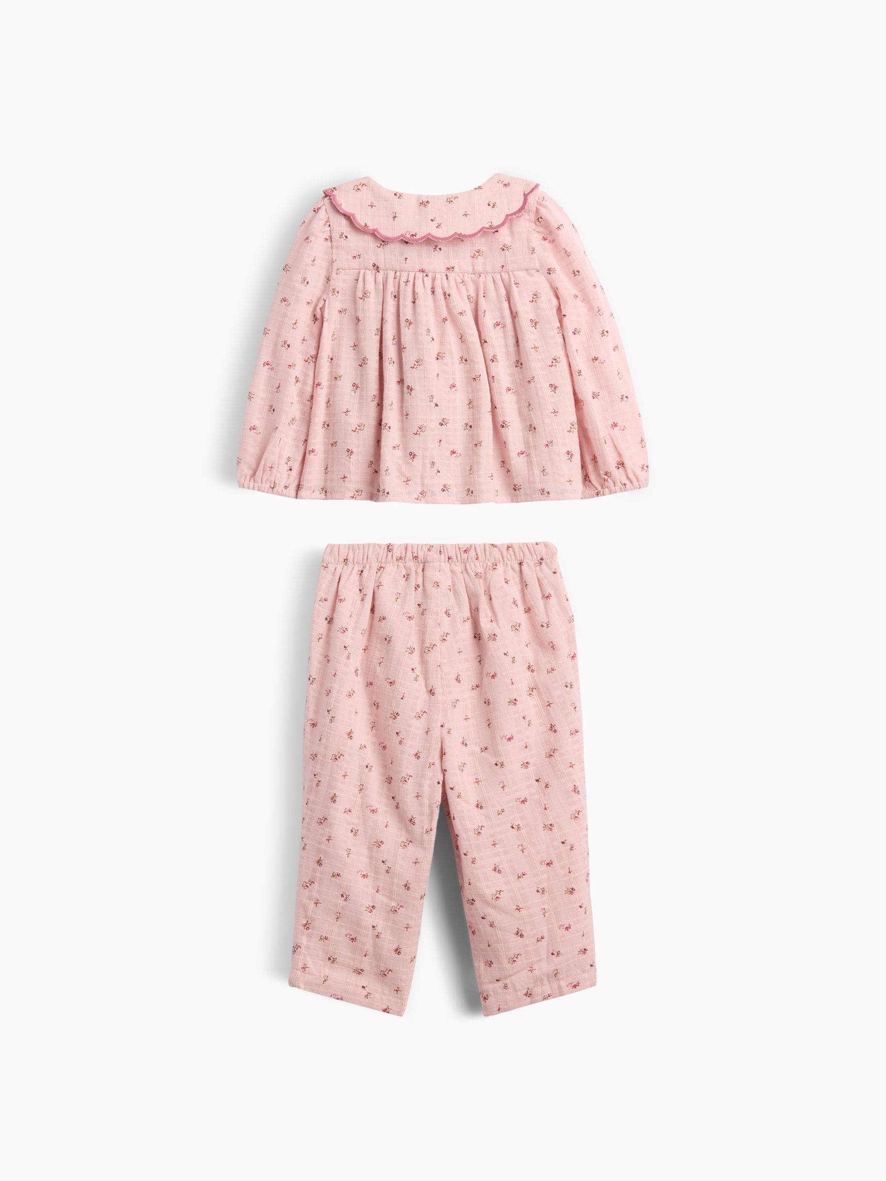 Pink Floral Top & Legging Set - Image 2 of 2 Pink Floral Top & Legging Set - Image 2 of 2