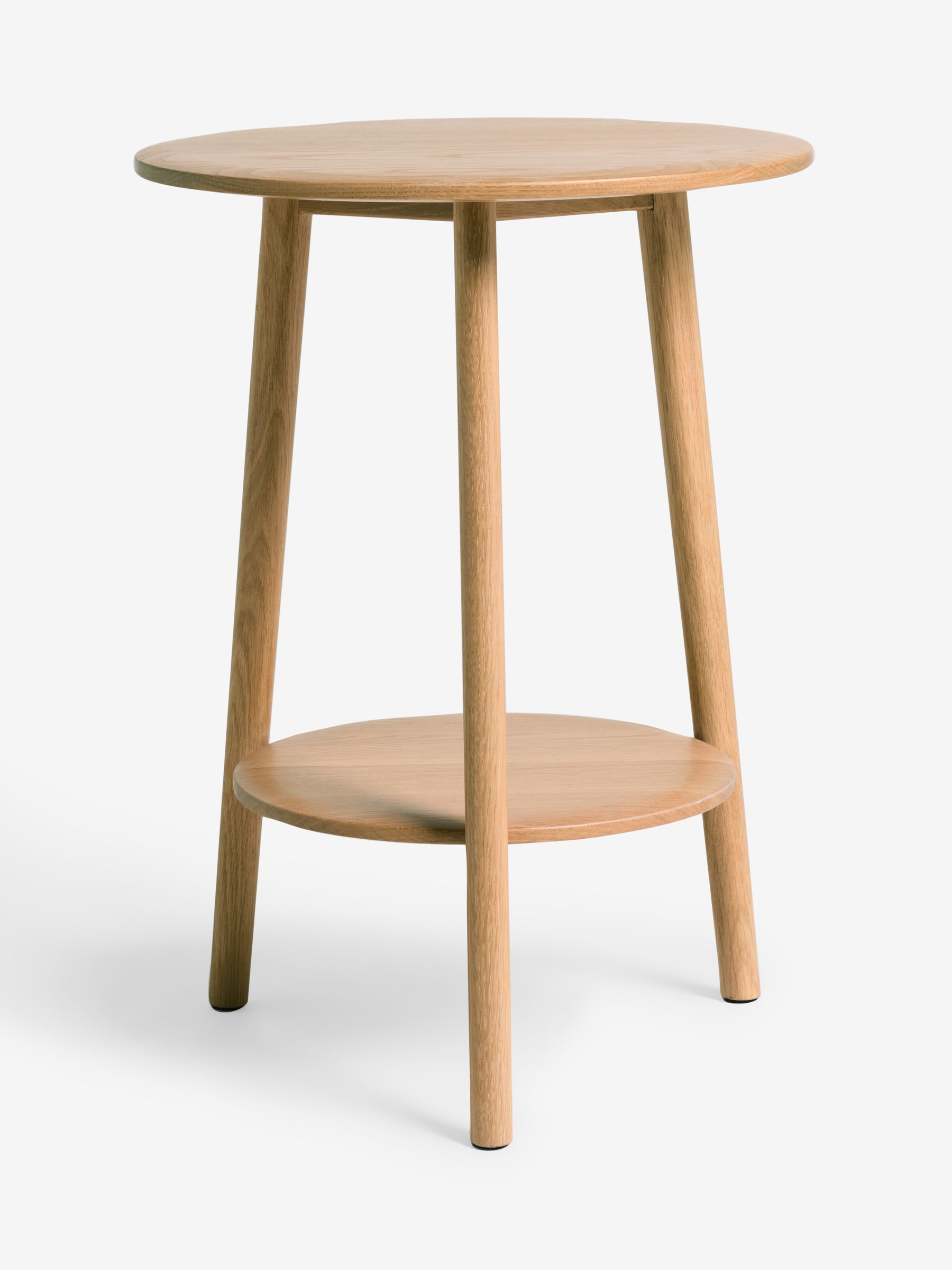 Jasper Conran London Oak Belgrave Side Table - Image 3 of 5